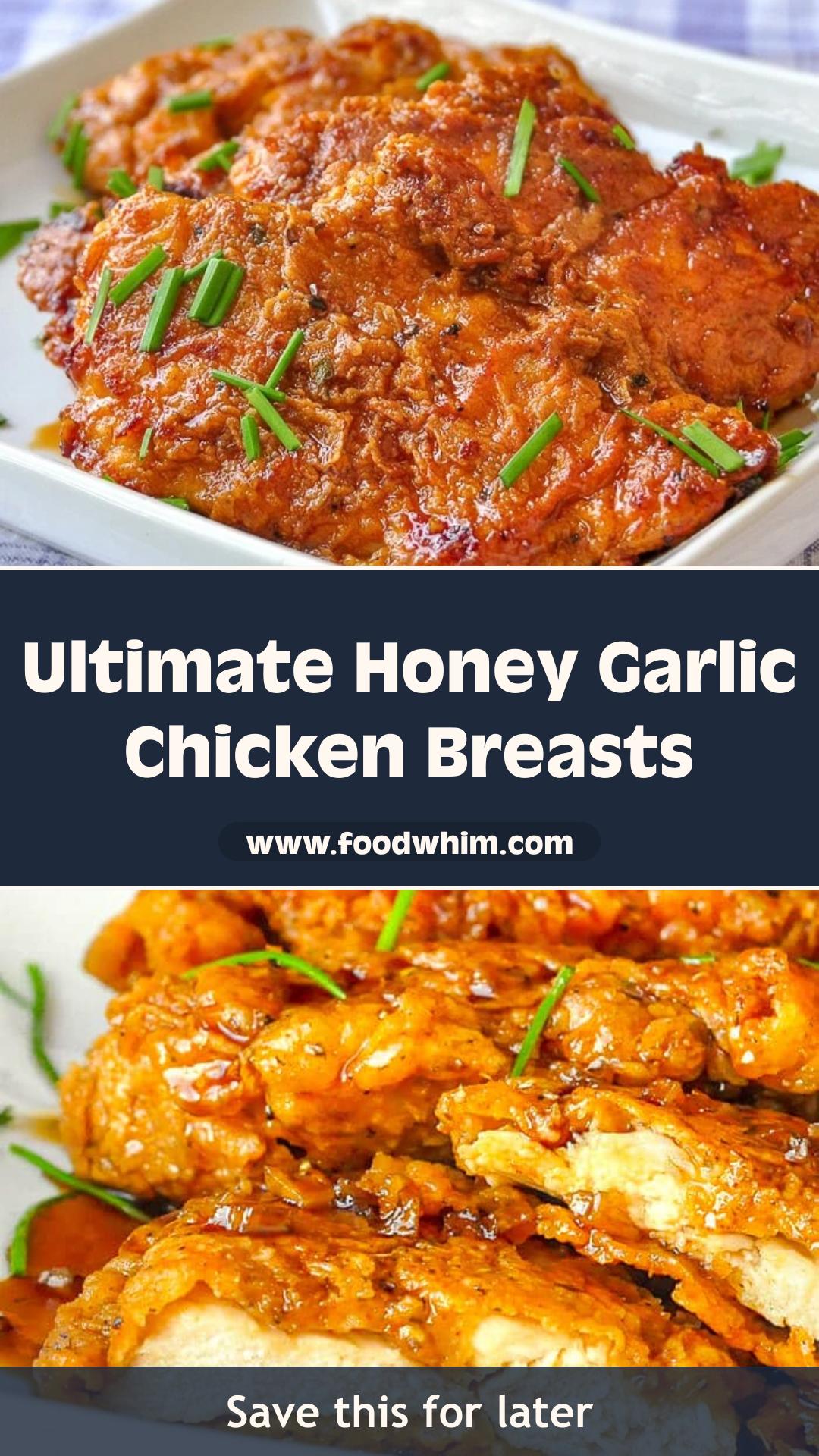 Double Crunch Honey Garlic Chicken Breasts with Crisp Spiced Coating — pin 1