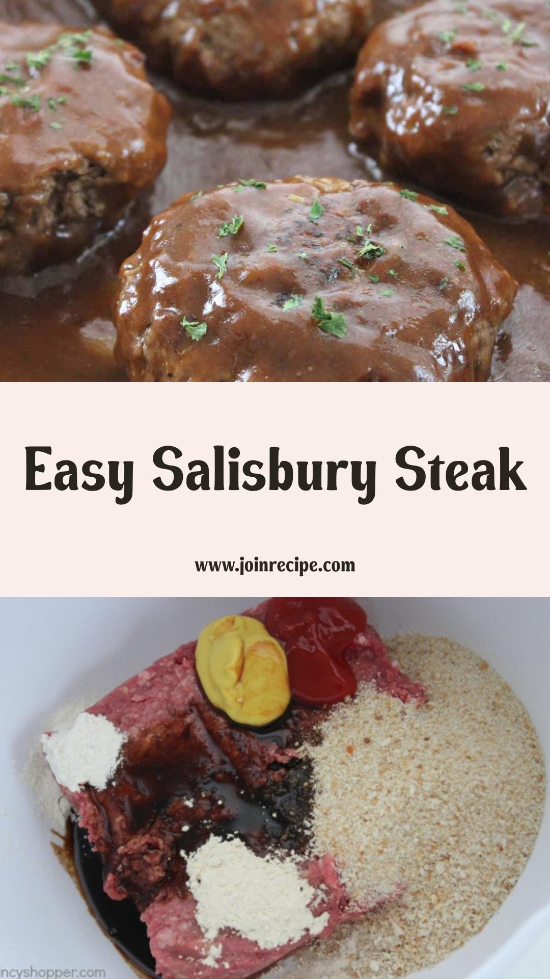 Simple Salisbury Steak: Quick Comfort Food for Weeknight Dinners — pin 1