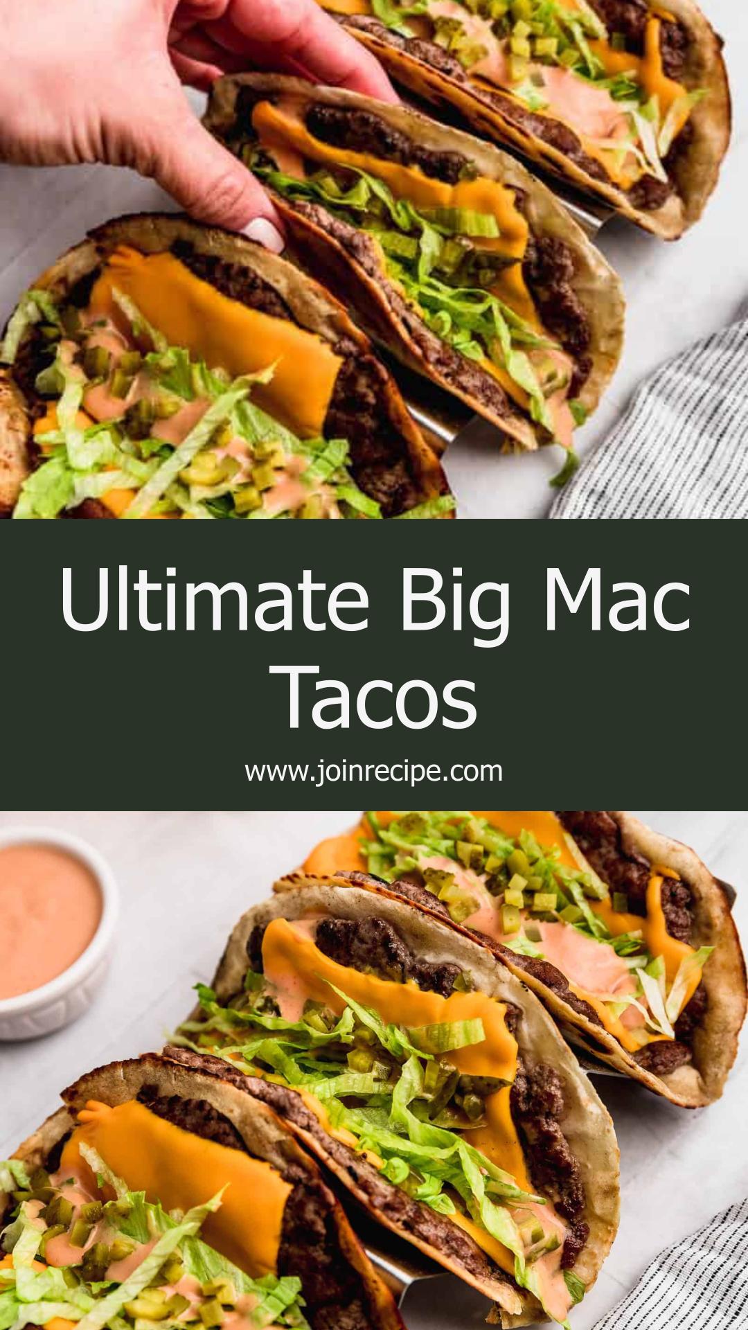 Big Mac Tacos (Smash Burger Tacos) — pin 1