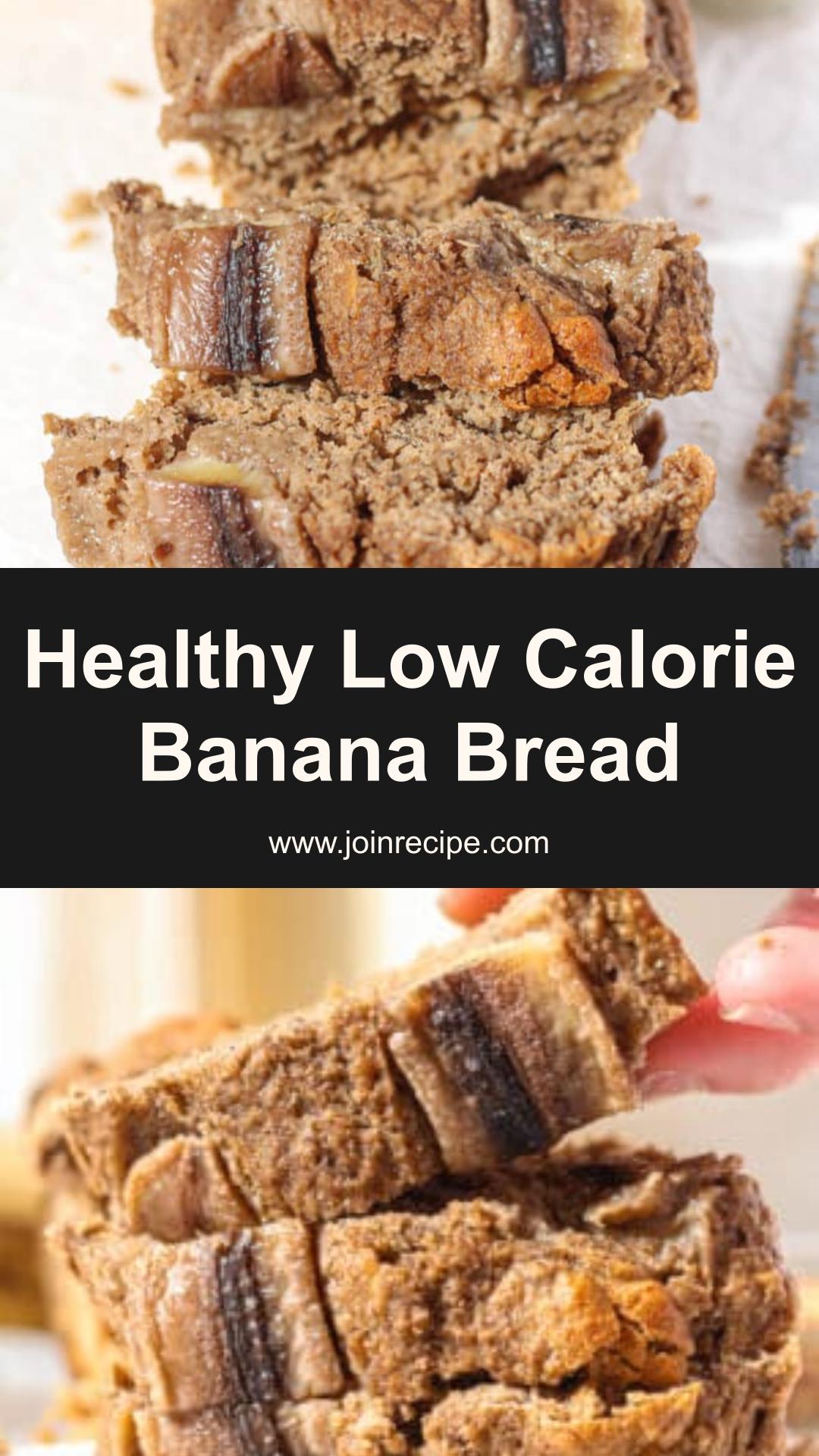 Low Calorie Banana Bread with Maple, Vanilla, and Cinnamon — pin 3