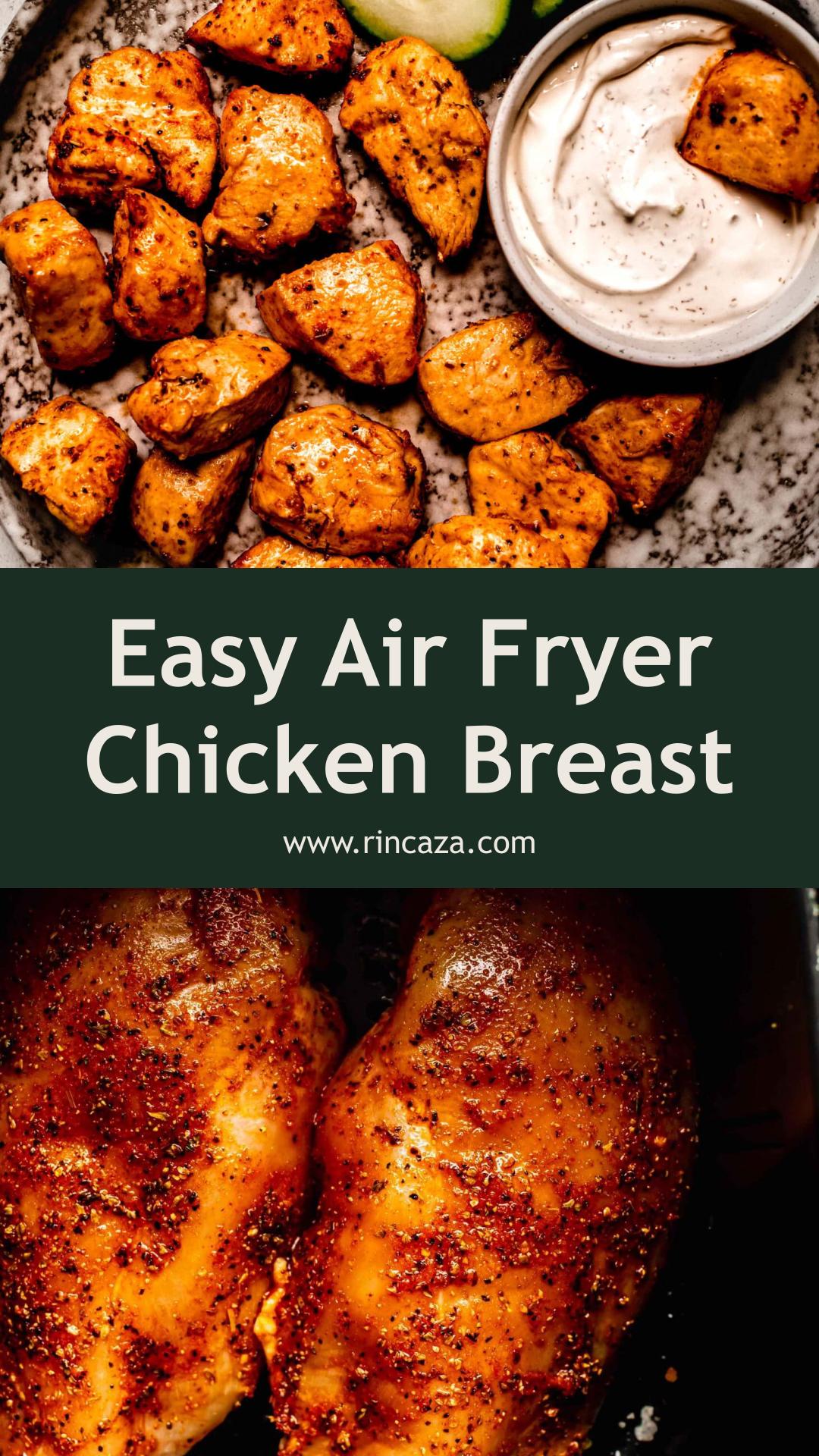 Air Fryer Chicken Breast with Herb and Paprika Seasoning — pin 2