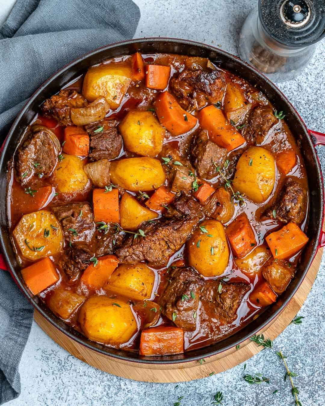 Easy Homemade Beef Stew with Tender Chuck Roast and Savory Sauce