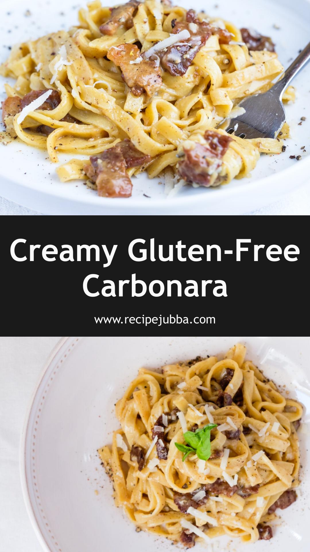 Gluten-Free Pasta Carbonara: Creamy Classic with No Cream — pin 2