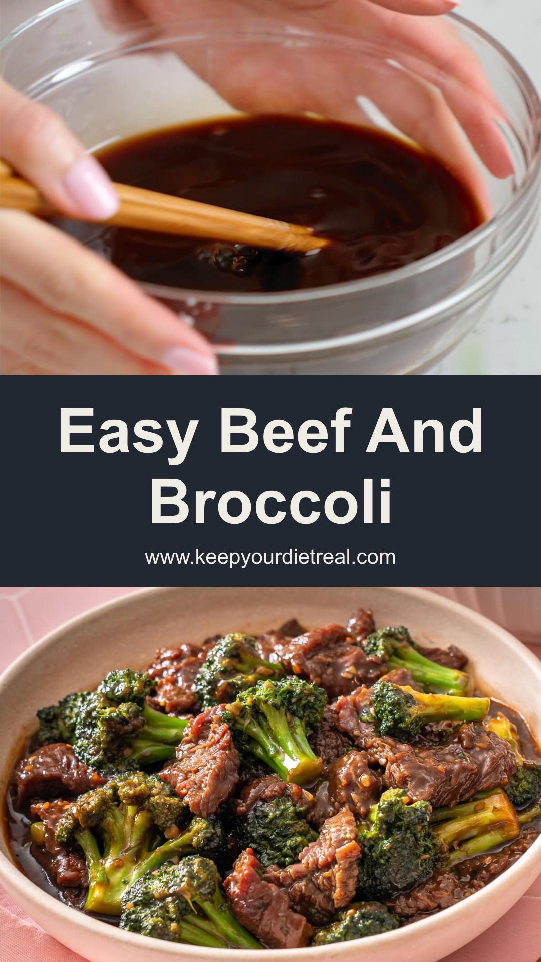 Chinese Beef And Broccoli With Savory Brown Sauce — pin 2
