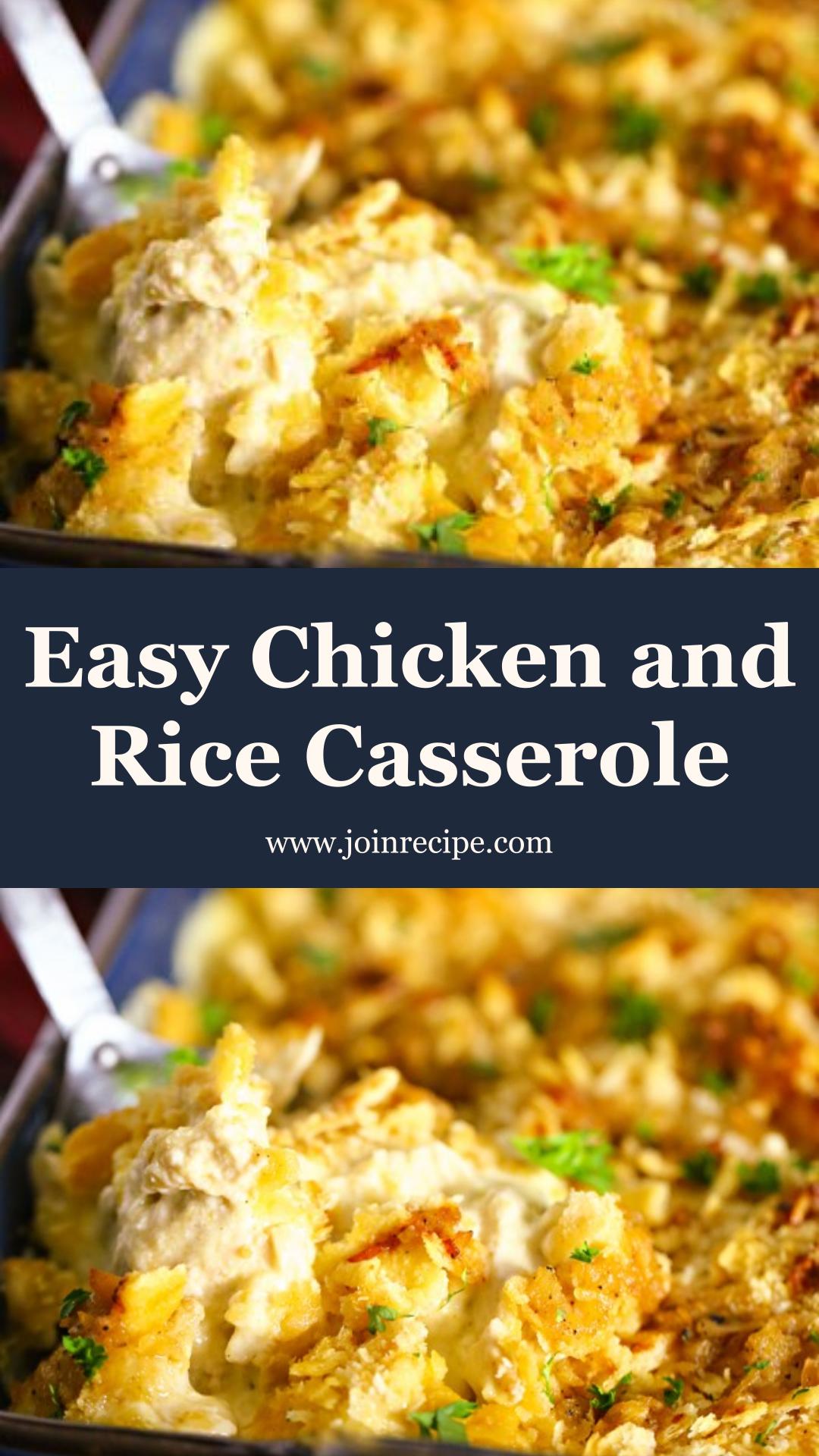 Chicken and Rice Casserole: A Simple Comforting Weeknight Dinner — pin 2