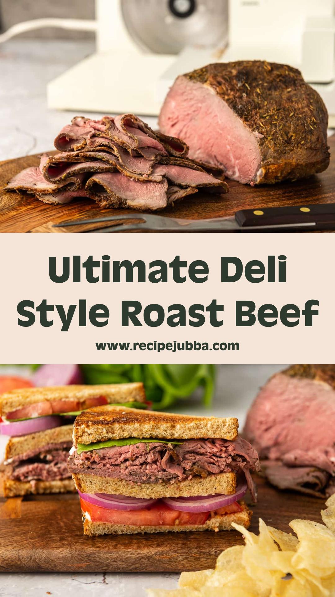 Deli Style Roast Beef with a Savory Herb Spice Crust — pin 2