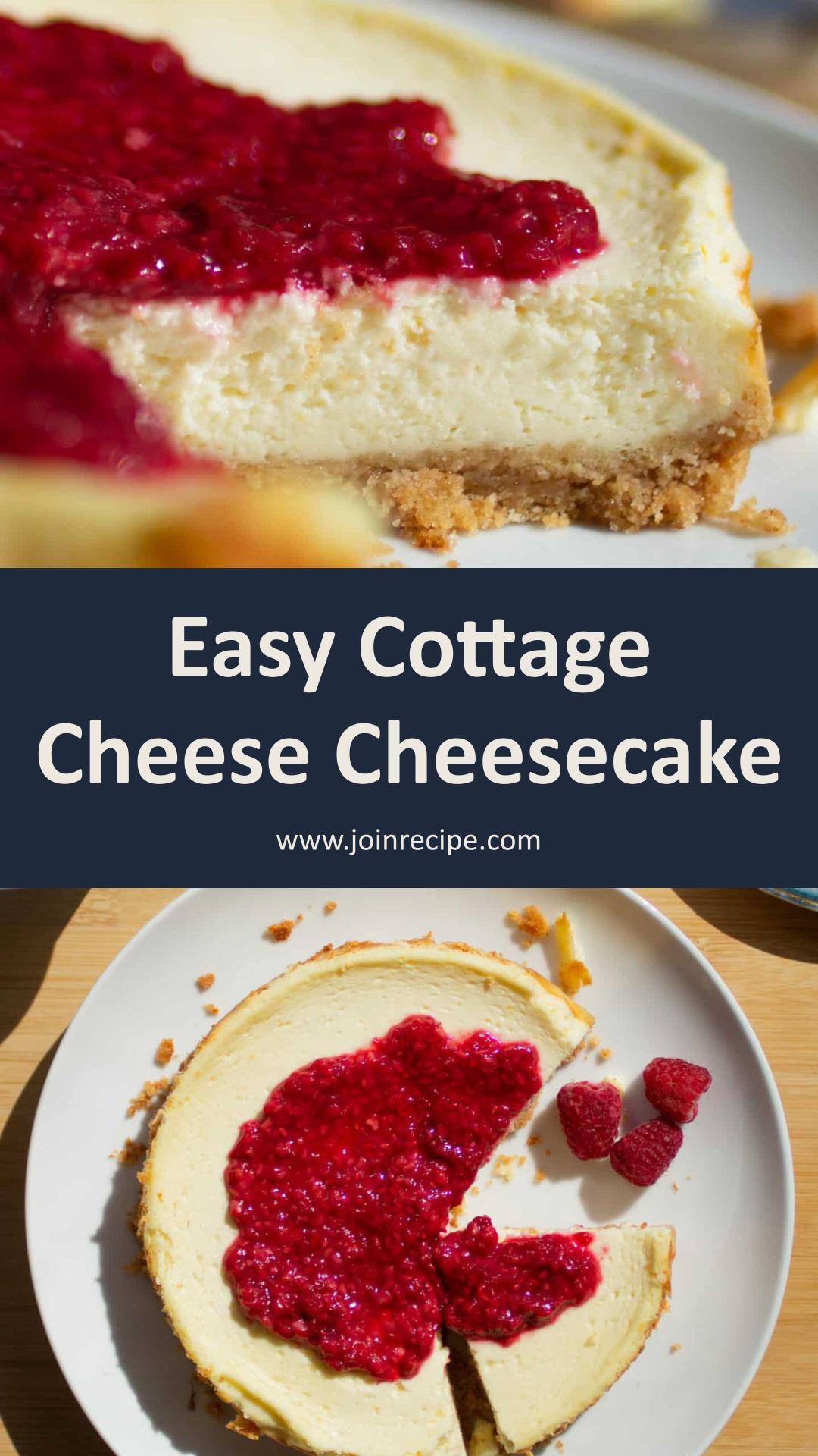 Easy Cottage Cheese Cheesecake — pin 3