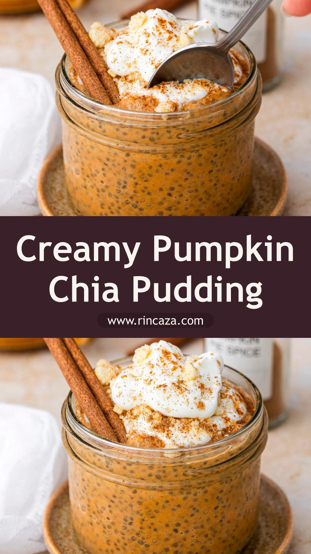 Pumpkin Pie Greek Yogurt Chia Pudding: Creamy Make-Ahead Breakfast — pin 1