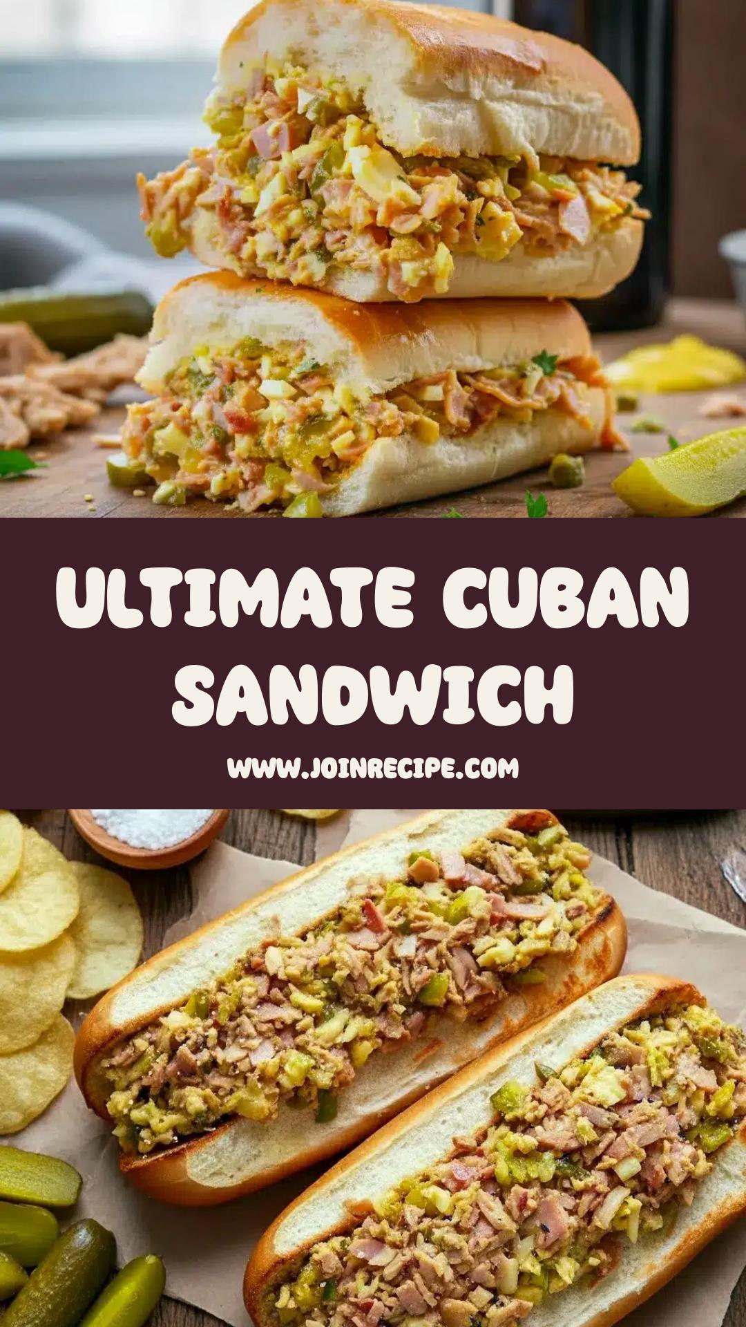 Ultimate Cuban Sandwich: Garlicky Rolls Loaded with Pulled Pork and Swiss — pin 3