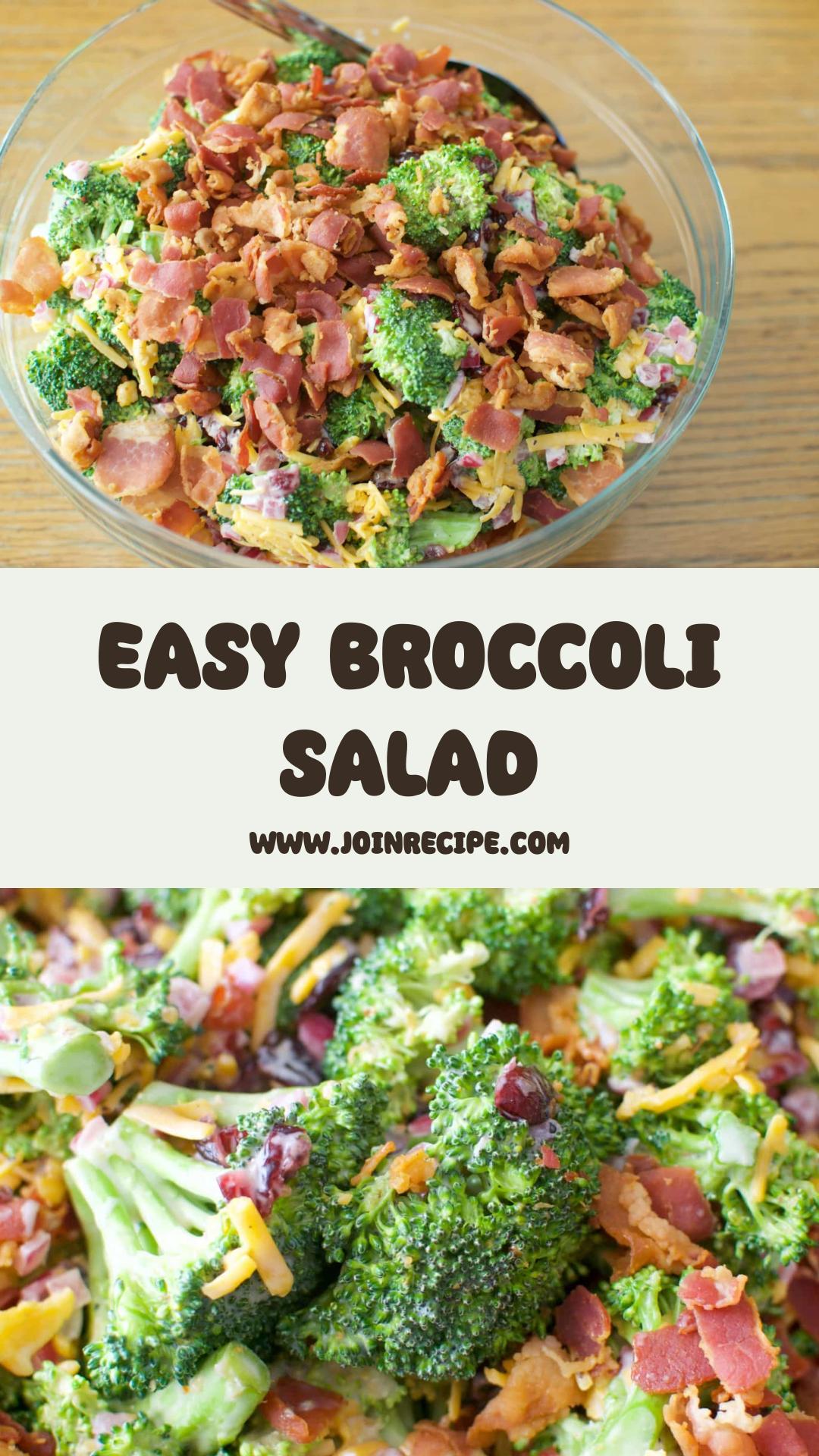 Easy Broccoli Salad — pin 2