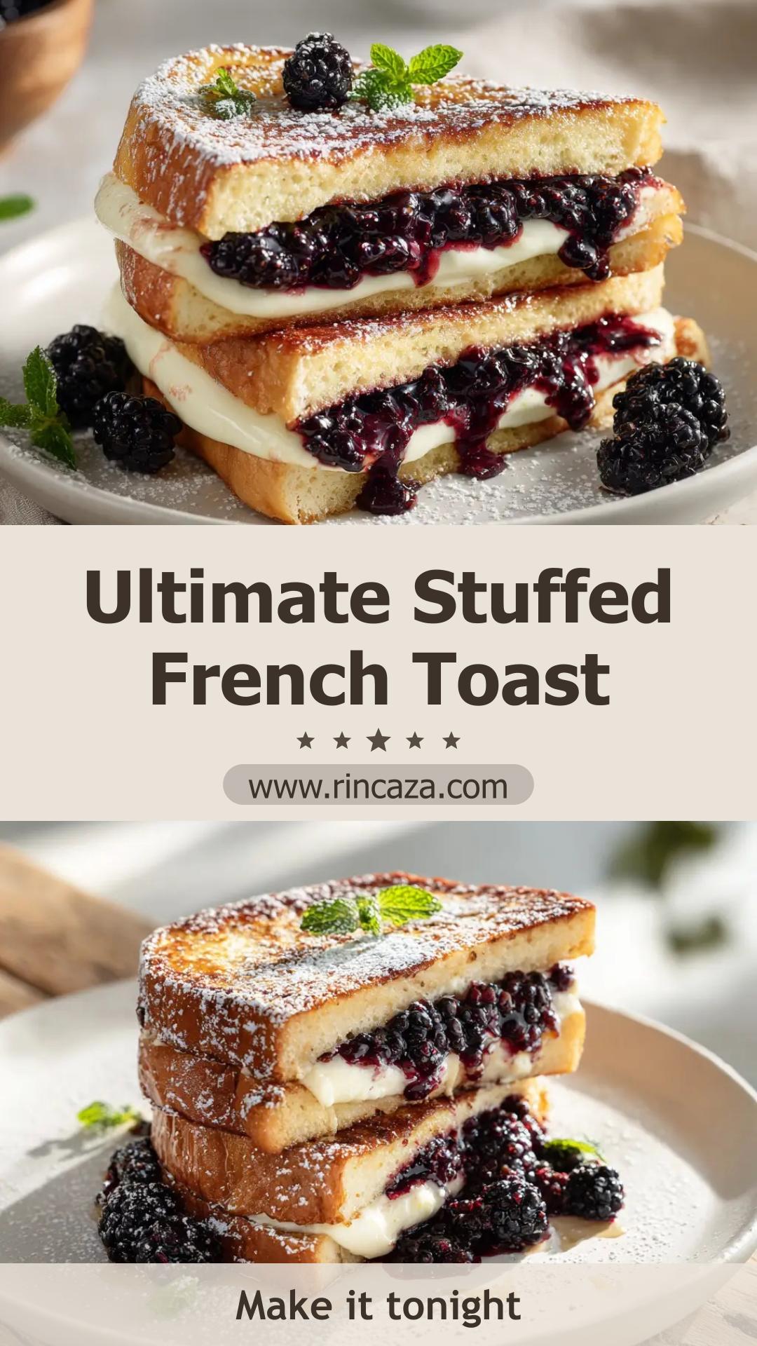 Stuffed French Toast with Cream Cheese Filling — pin 2