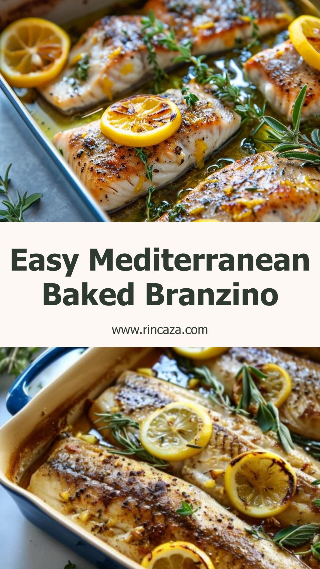 Mediterranean Baked Branzino with Lemon and Fresh Herbs — pin 4