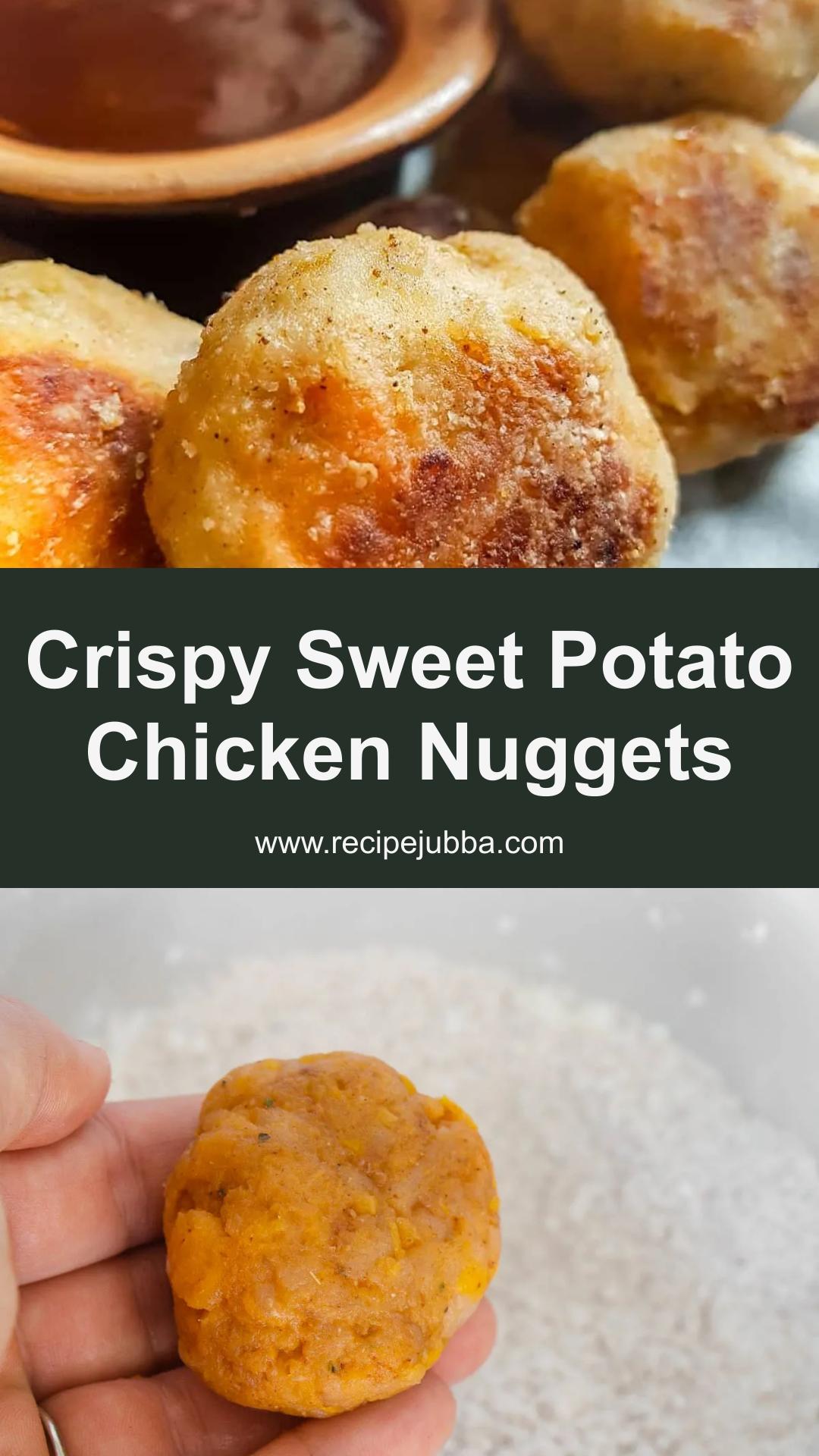 Sweet Potato Chicken Nuggets with Crisp Seasoned Flour Coating — pin 2