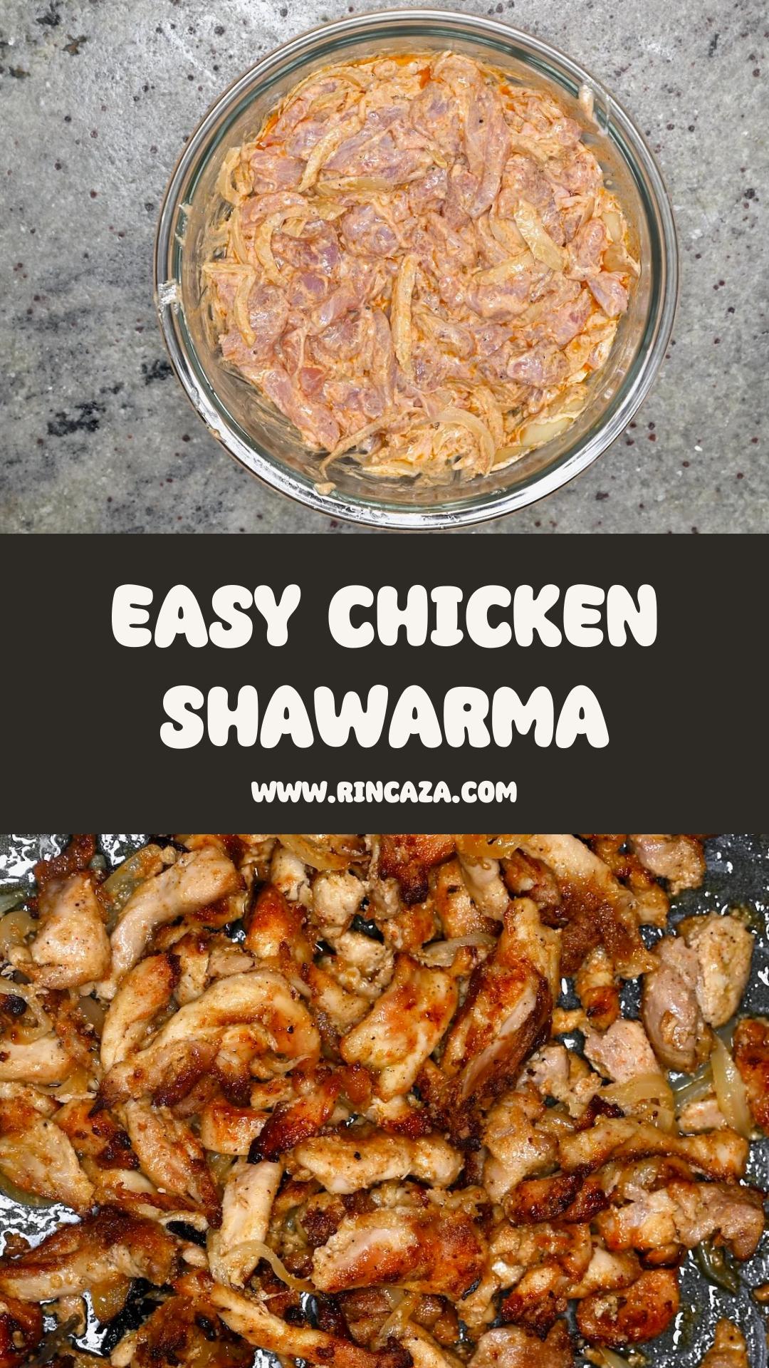 Chicken Shawarma with Tender Yogurt-Marinated Strips and Crisp Edges — pin 2