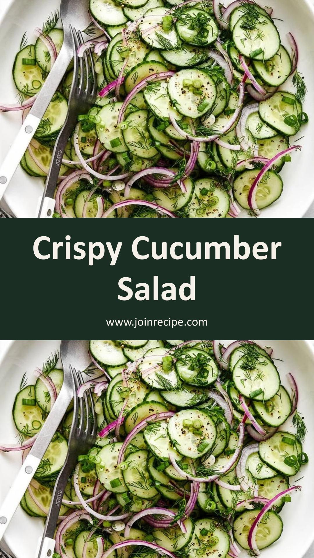 Crisp Cucumber Salad: A Refreshing Side for Summer Barbecues — pin 1