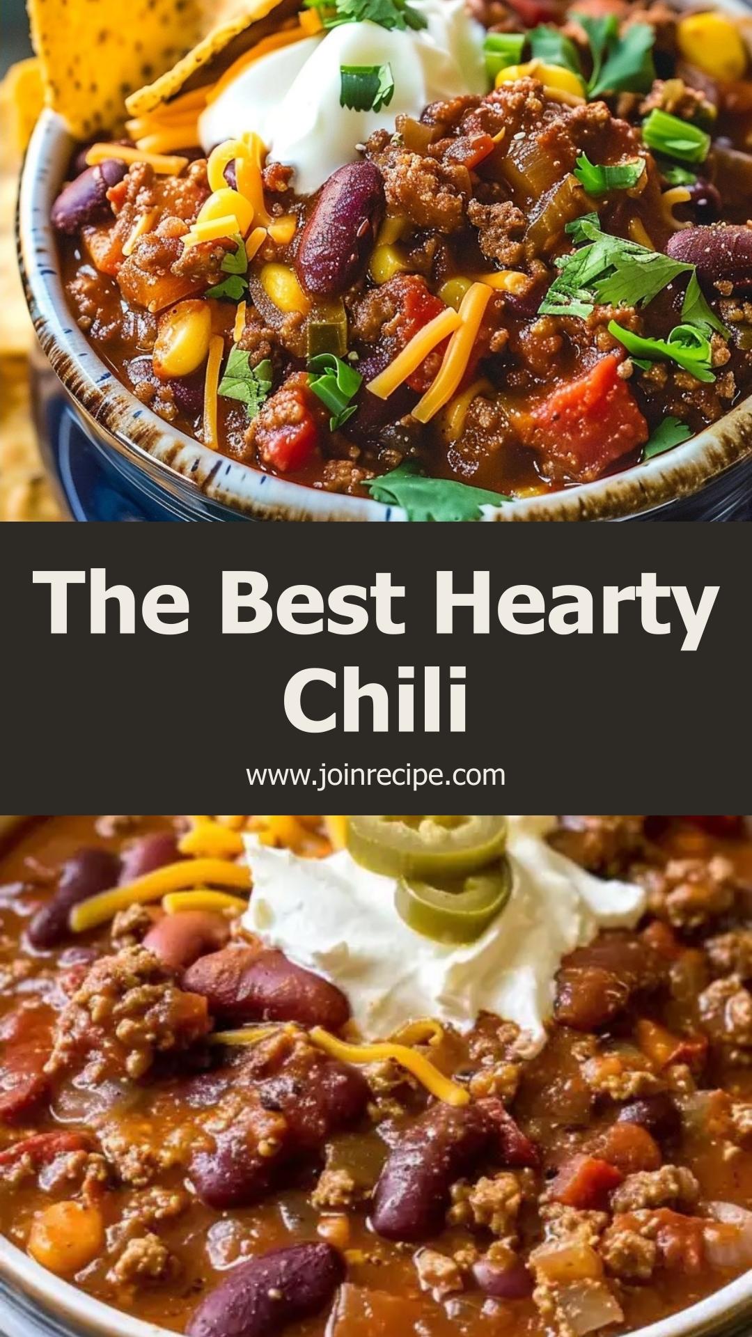 The Best Chili Recipe: Hearty Comfort Food for Chilly Evenings — pin 3