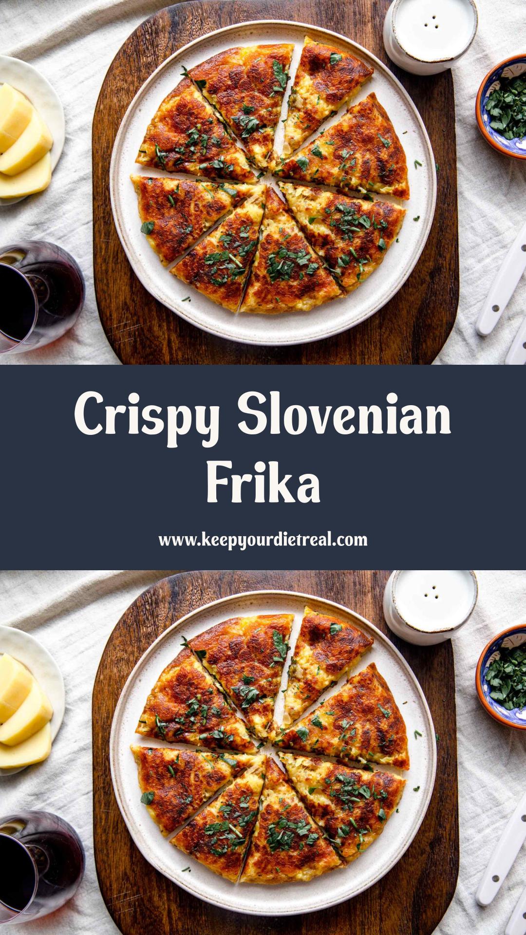 Frika: Slovenian Potato and Cheese Hash with Crisp Golden Edges — pin 1