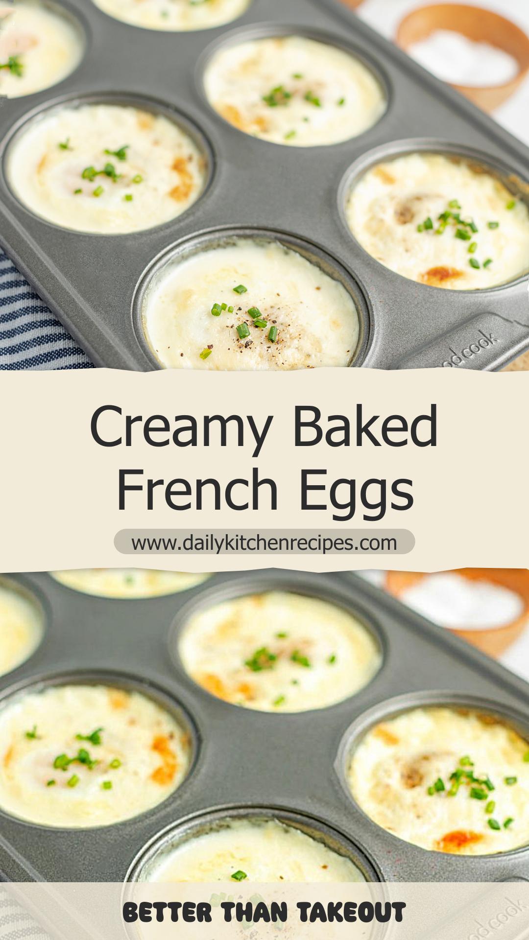 Baked French Eggs 12 Ingredients Easy Delicious — pin 2
