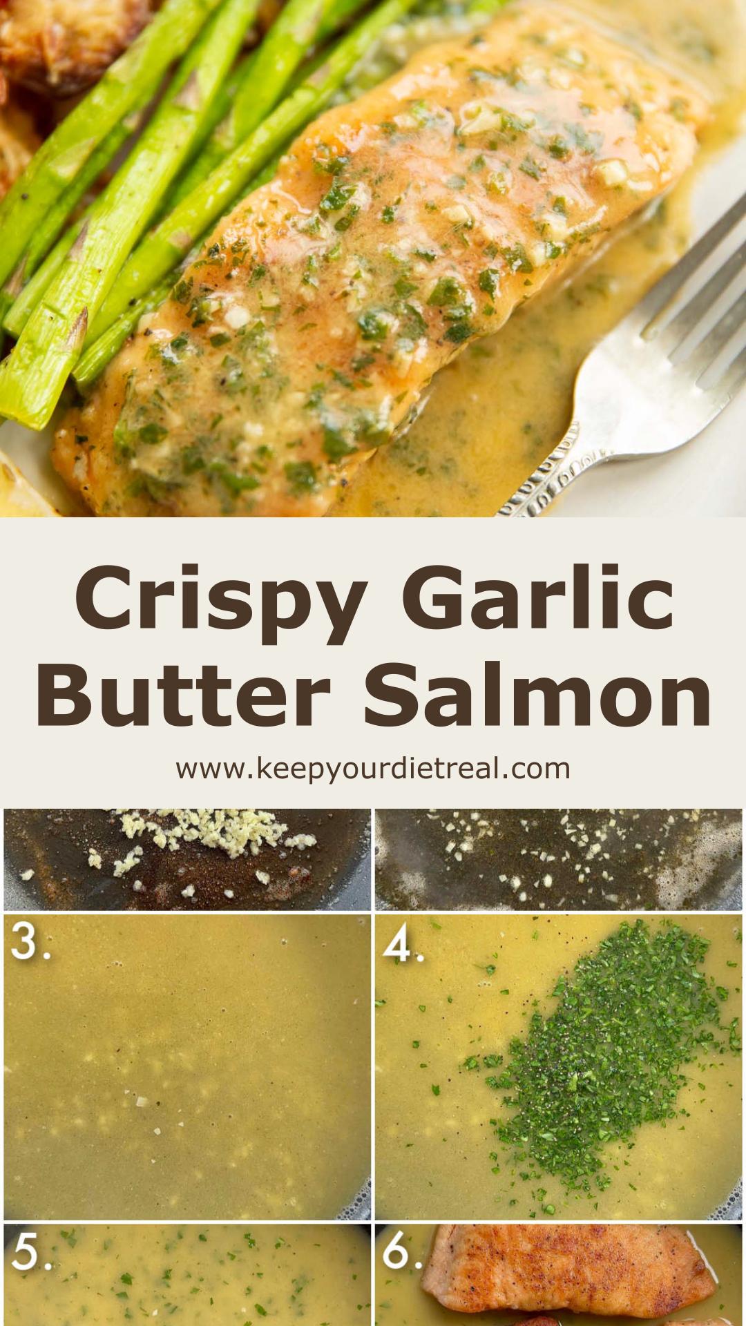 Garlic Butter Salmon with Golden Crust and Fresh Lemon — pin 3