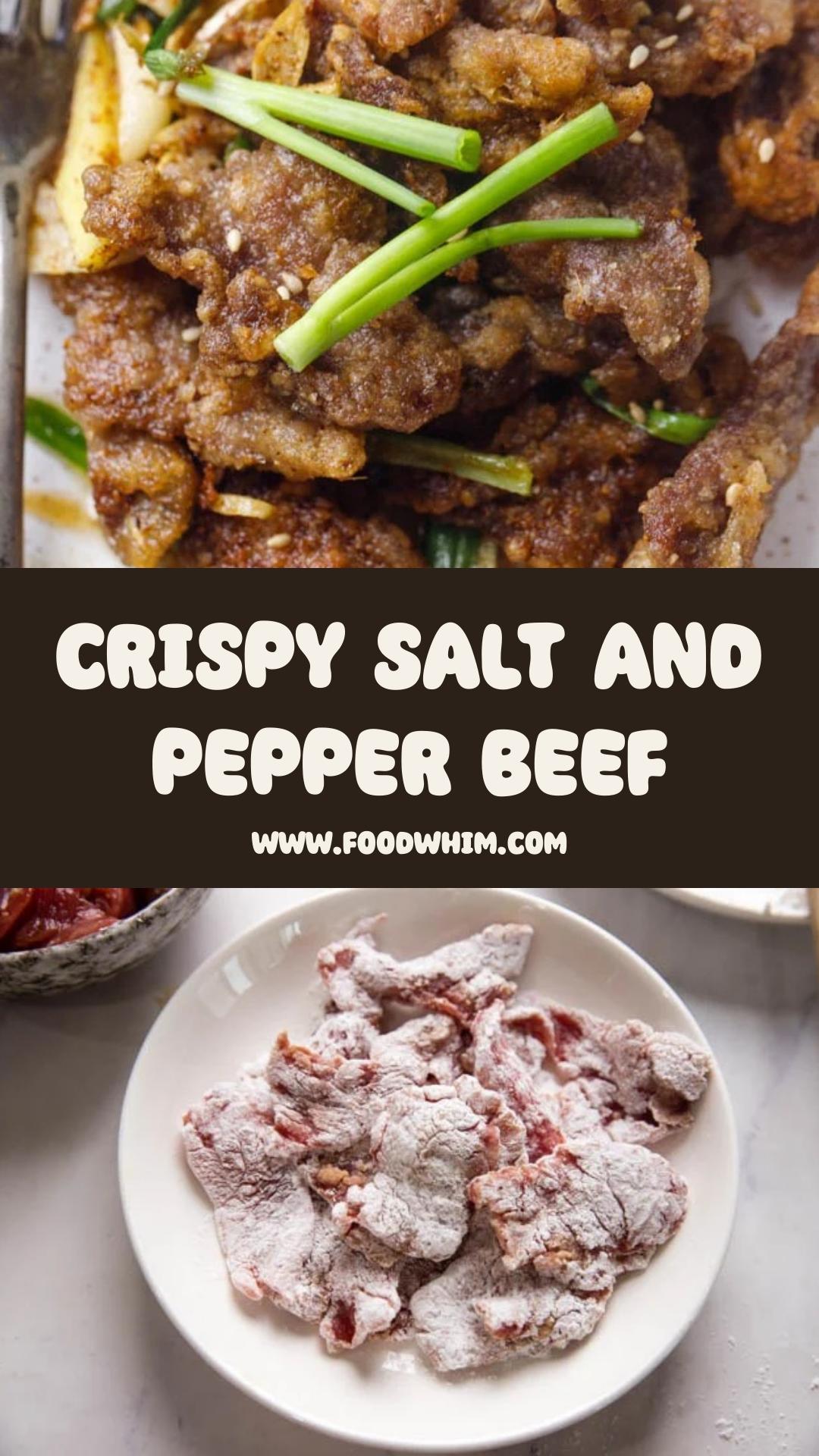 Salt and Pepper Crispy Beef with Shallow-Fried Golden Crust — pin 2