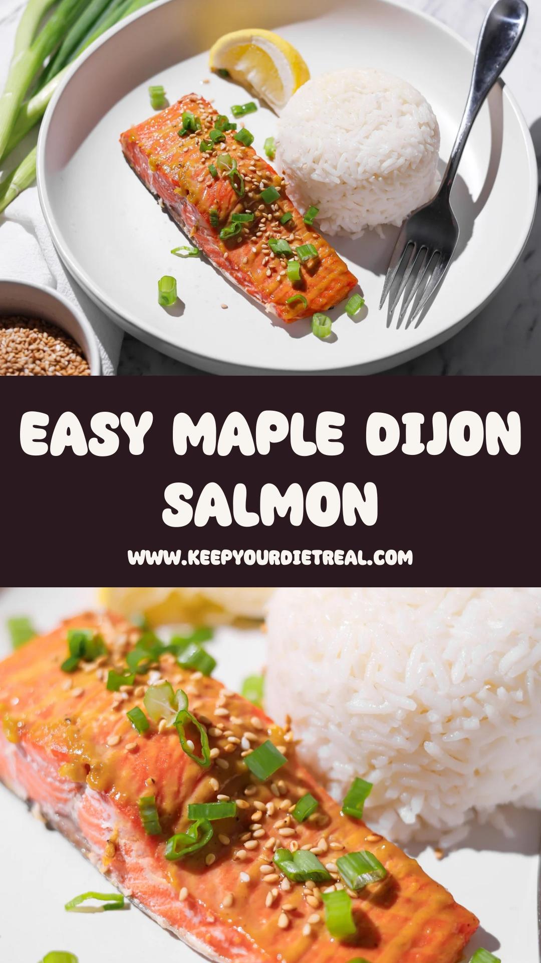 Oven Baked Maple Dijon Salmon with Smoky Garlic Coating — pin 2