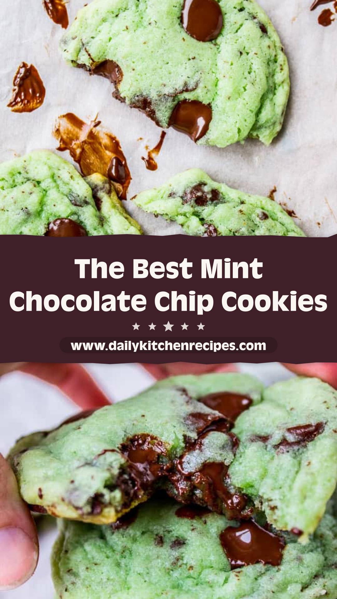 Mint No Bake Chocolate Protein Cookies 6 Steps Amazing — pin 2
