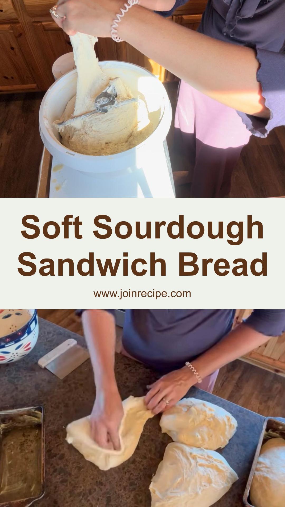 Soft Sourdough Sandwich Bread: Fluffy, Reliable Loaf for Every Meal — pin 3