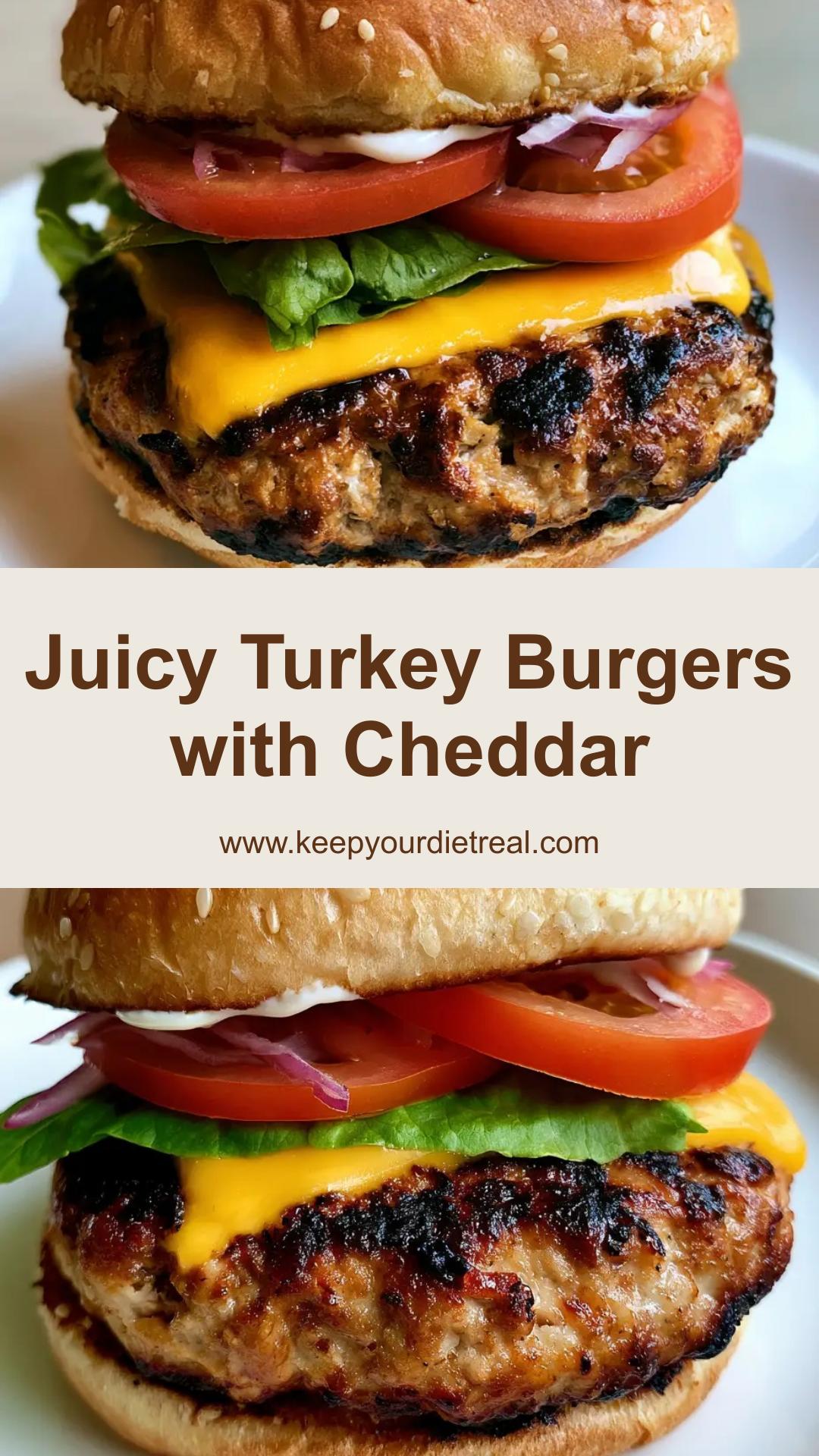 Juicy Turkey Burgers with Sharp Cheddar and Garlic Aioli: A Gourmet Delight — pin 2