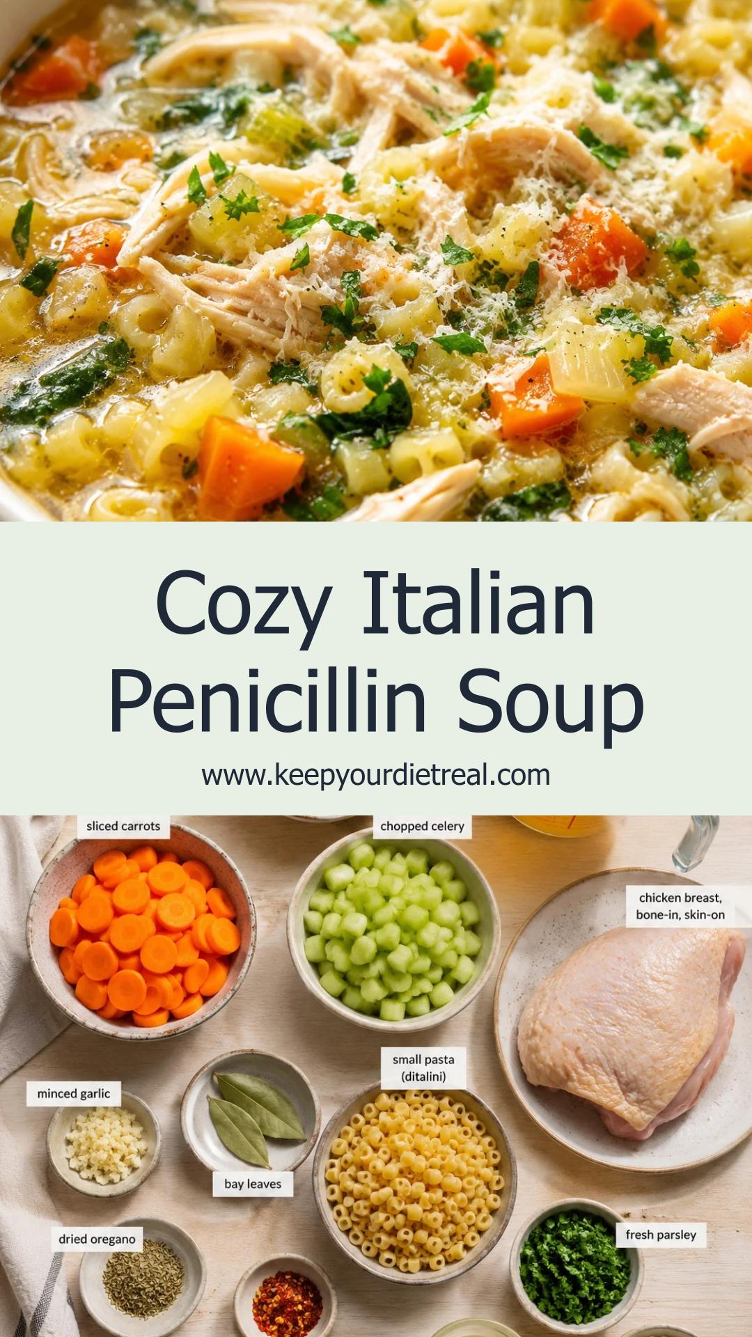 Italian Penicillin Soup: A Cozy Comfort for Chilly Days — pin 1