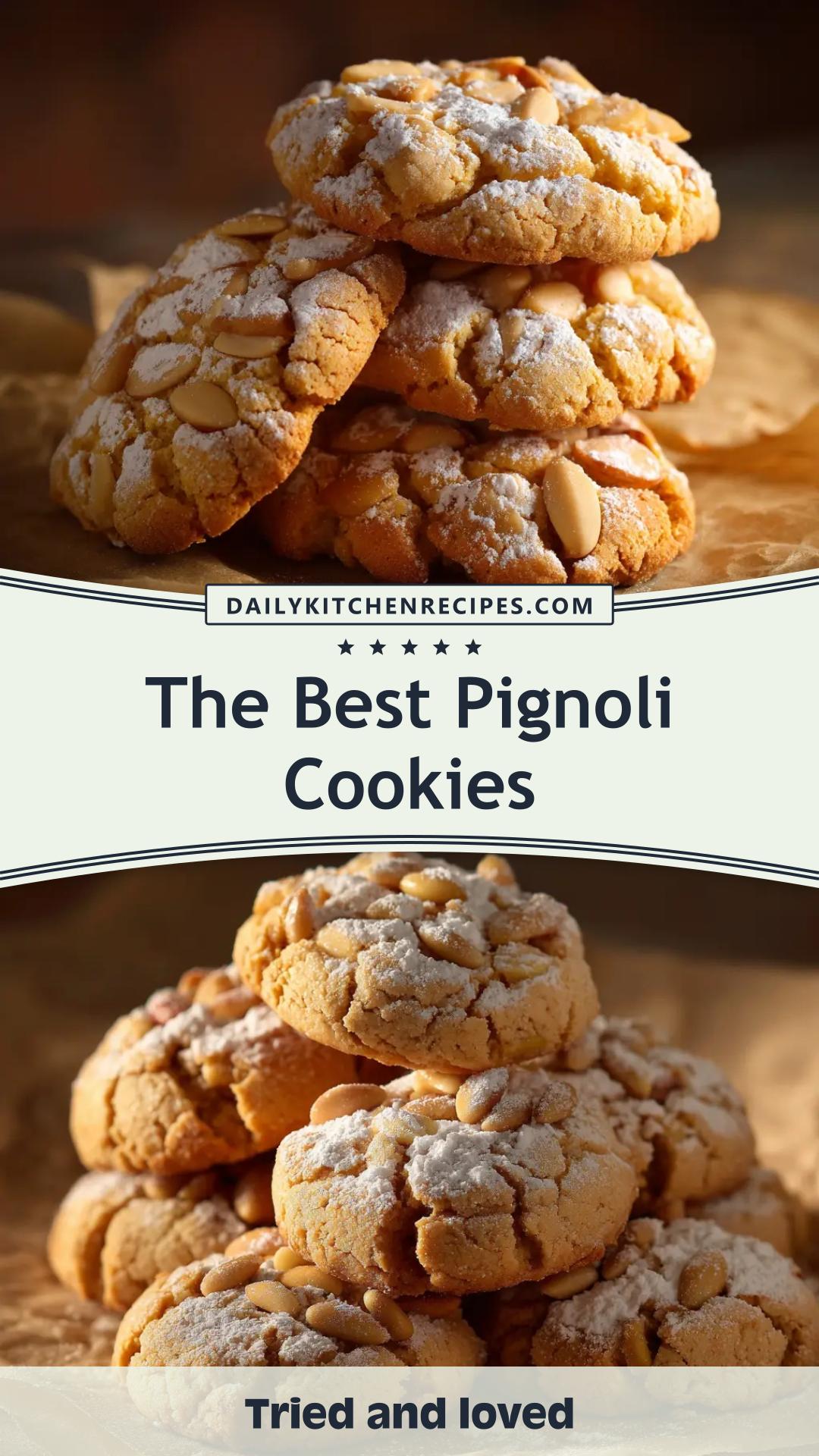 Pignoli Cookies: Authentic Italian Almond Cookies — pin 2