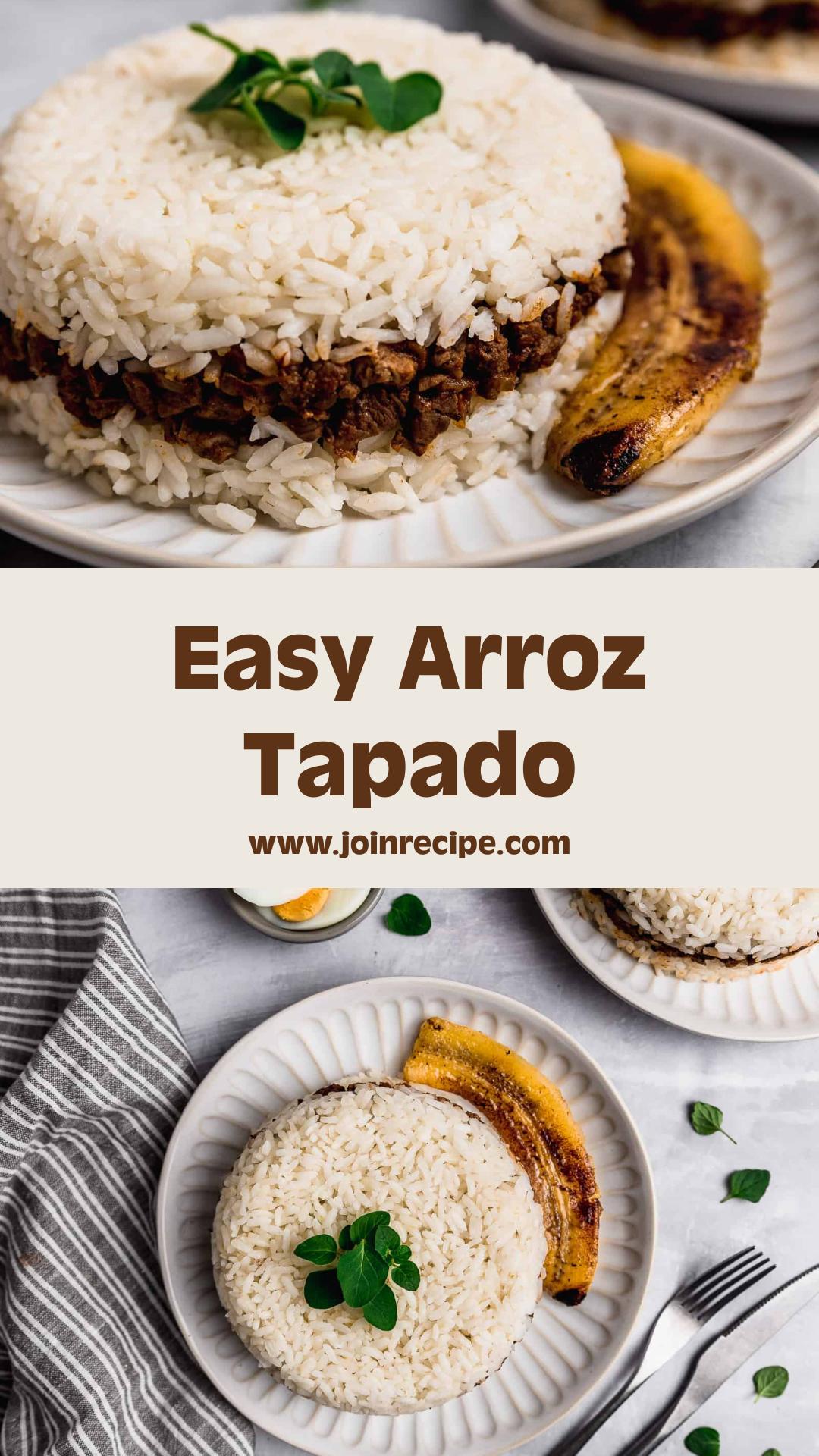 Arroz Tapado: Peruvian Beef and Rice Dish — pin 3