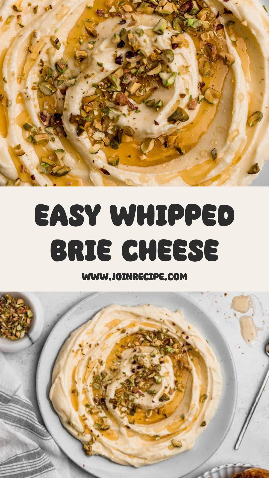 Easy Whipped Brie Cheese — pin 2