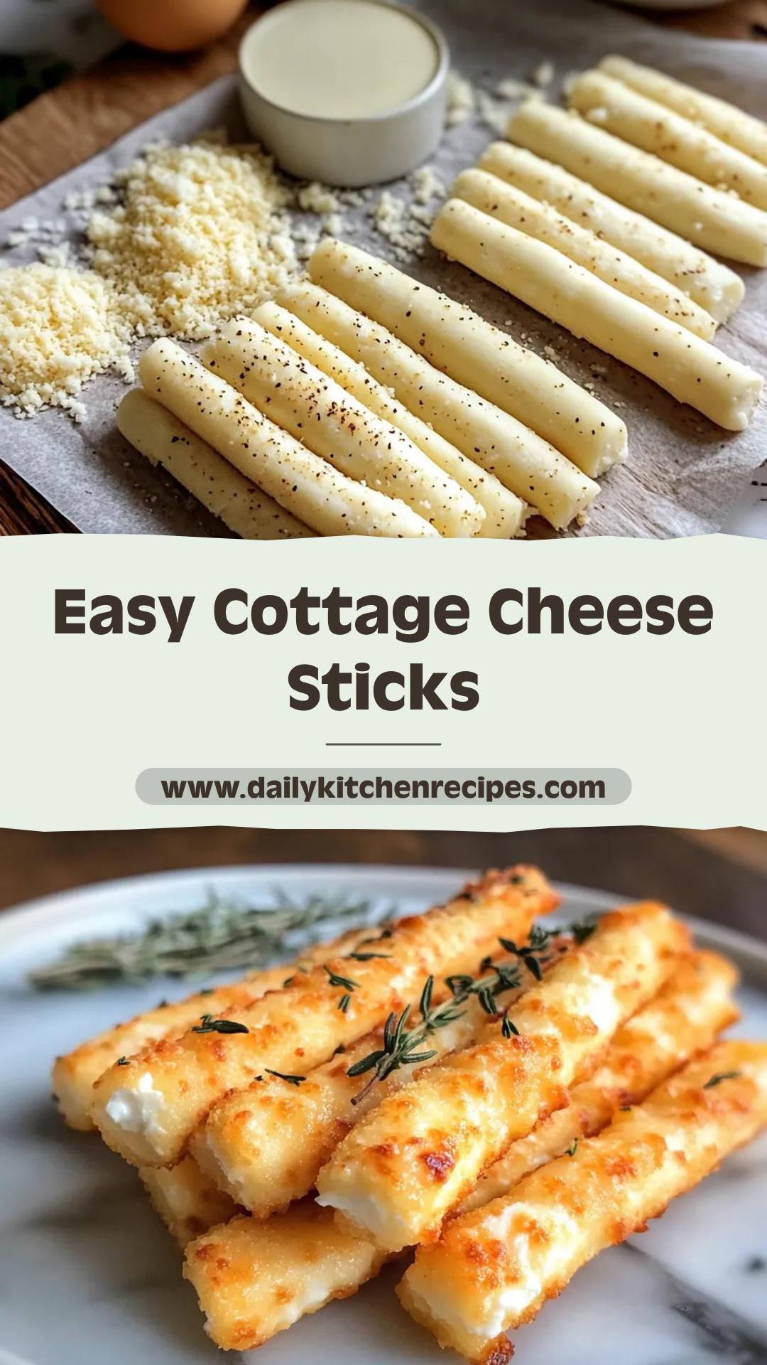 Cottage Cheese Cheese Sticks 6 Steps Easy Delicious — pin 2