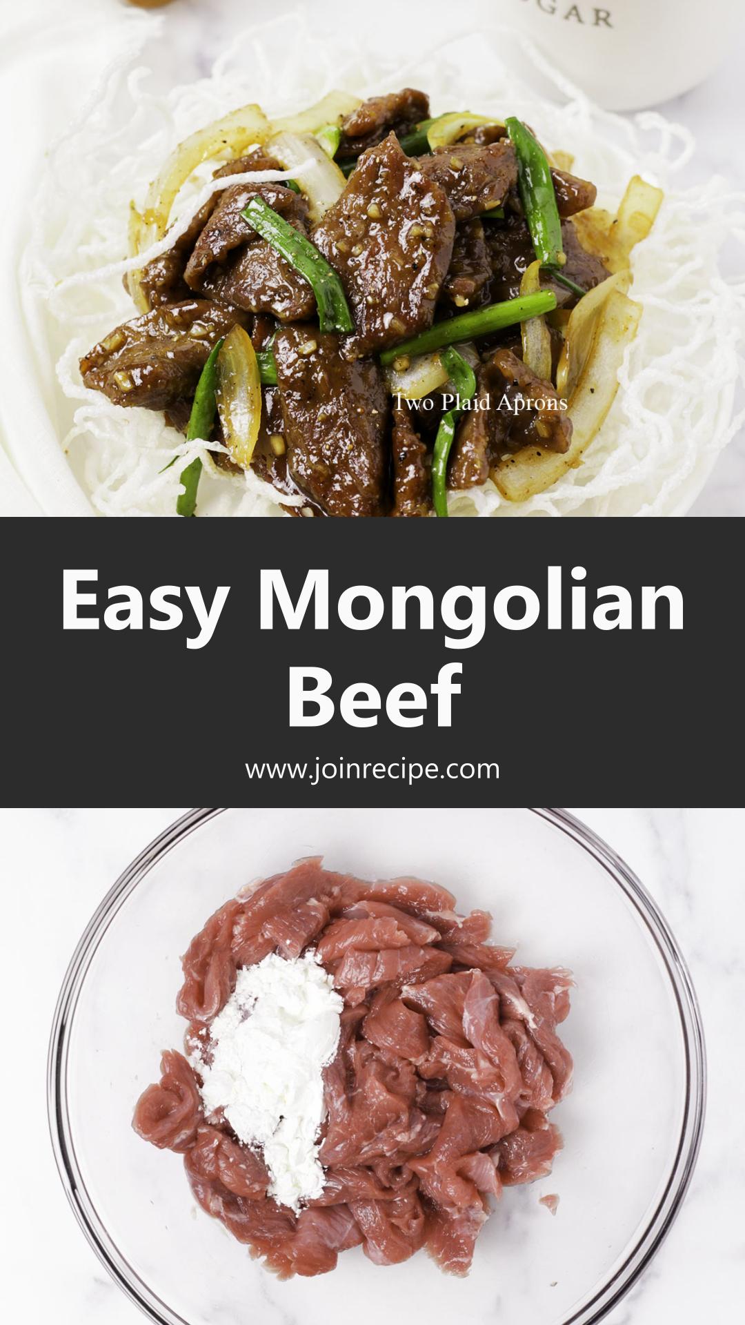 Mongolian Beef with Caramelized Soy Sauce and Tender Flank Steak — pin 3