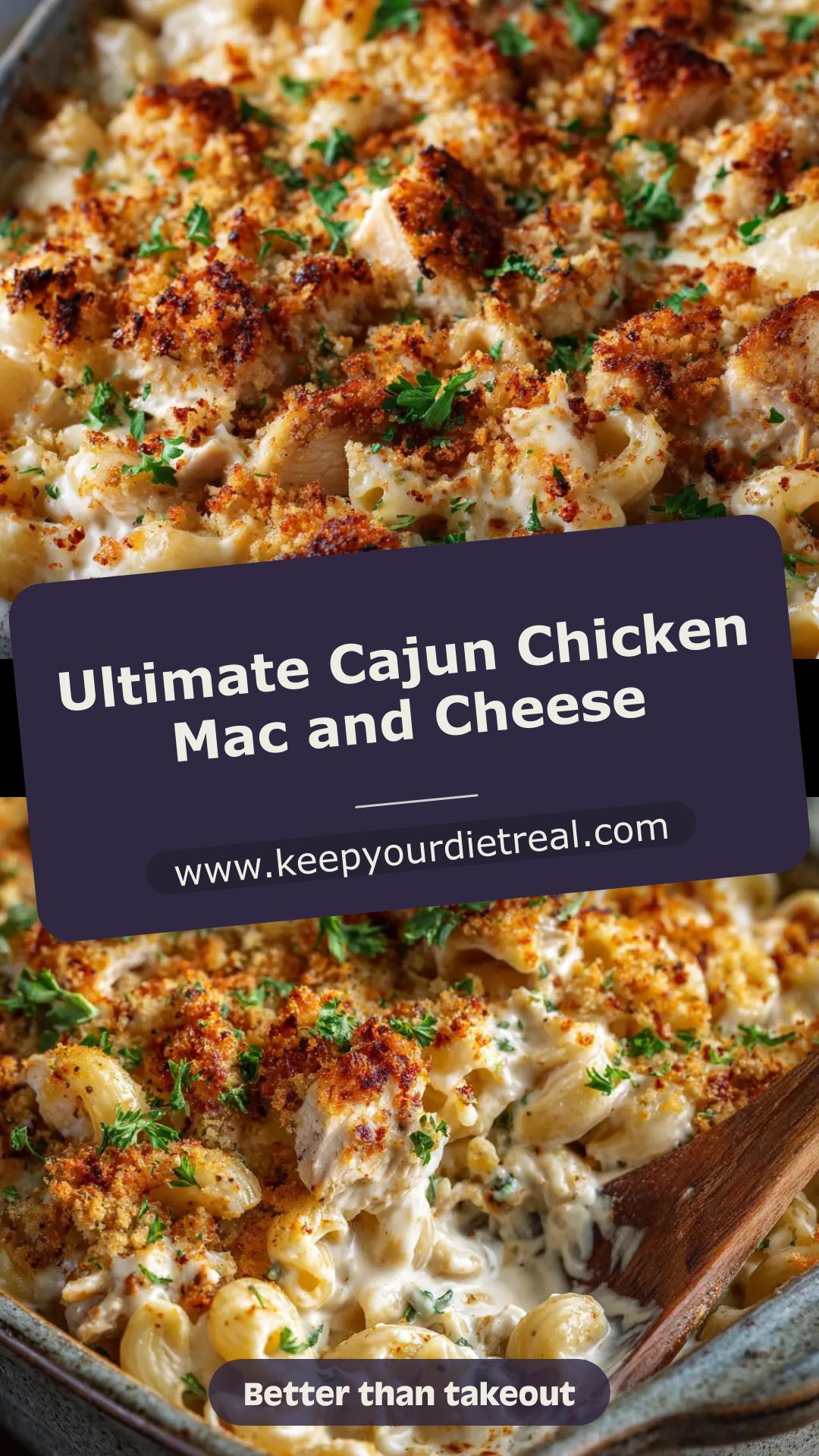Cajun Chicken Mac and Cheese with Andouille Sausage — pin 2
