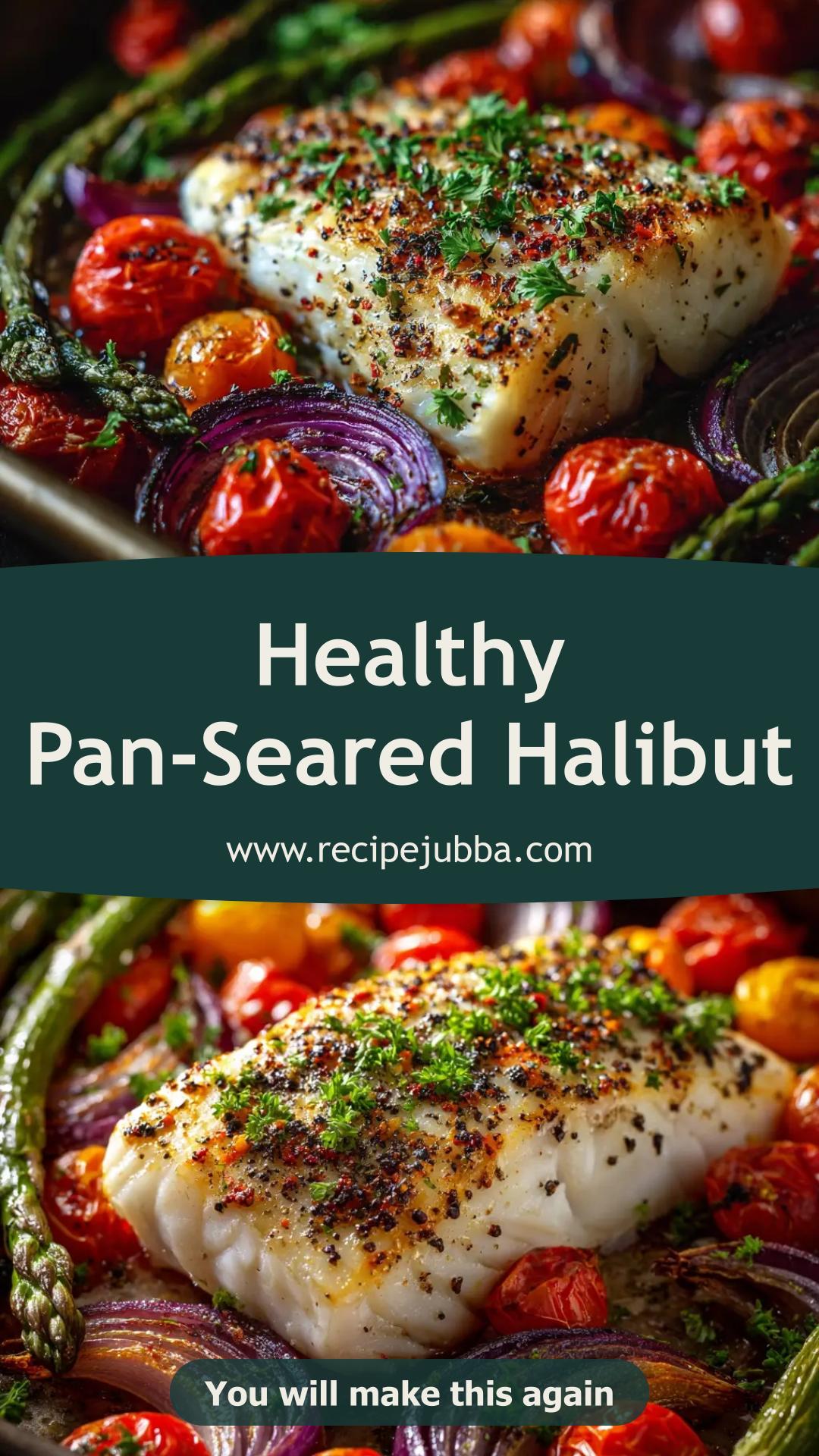 Healthy Halibut Recipes: Pan-Seared with Lemon-Dill Sauce — pin 1