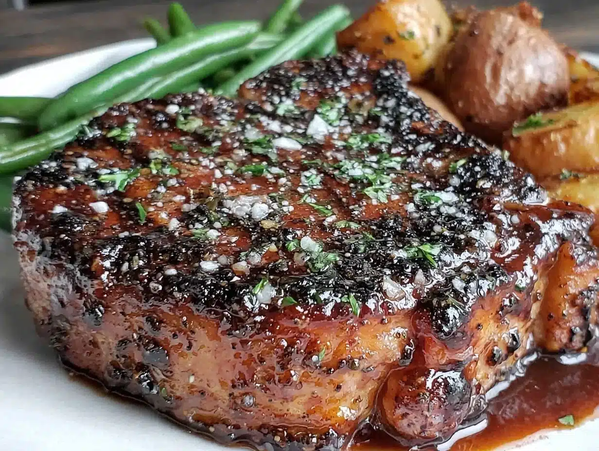 Texas Roadhouse Pork Chops with Golden Paprika Crust