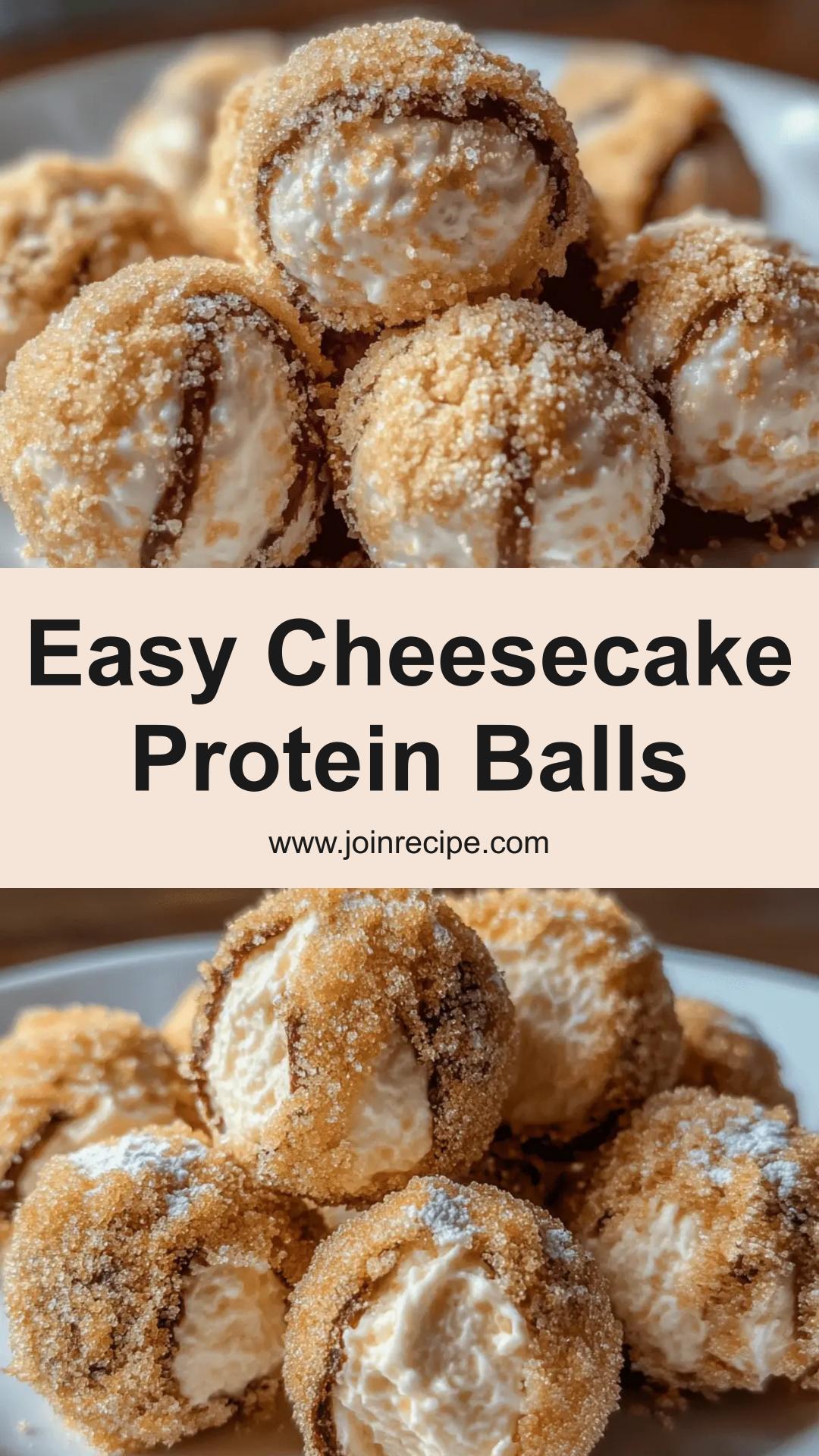 Cheesecake Protein Balls: A No-Bake Snack for Energy and Indulgence — pin 4