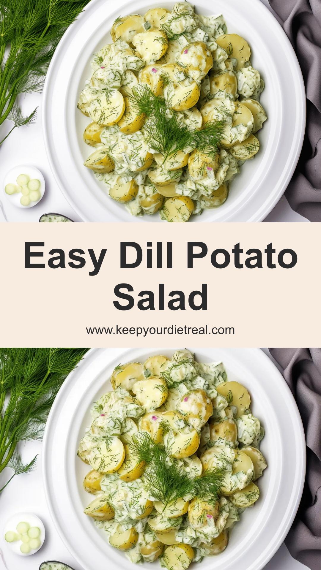 Dill Potato Salad: A Refreshing Side for Picnics and Gatherings — pin 1