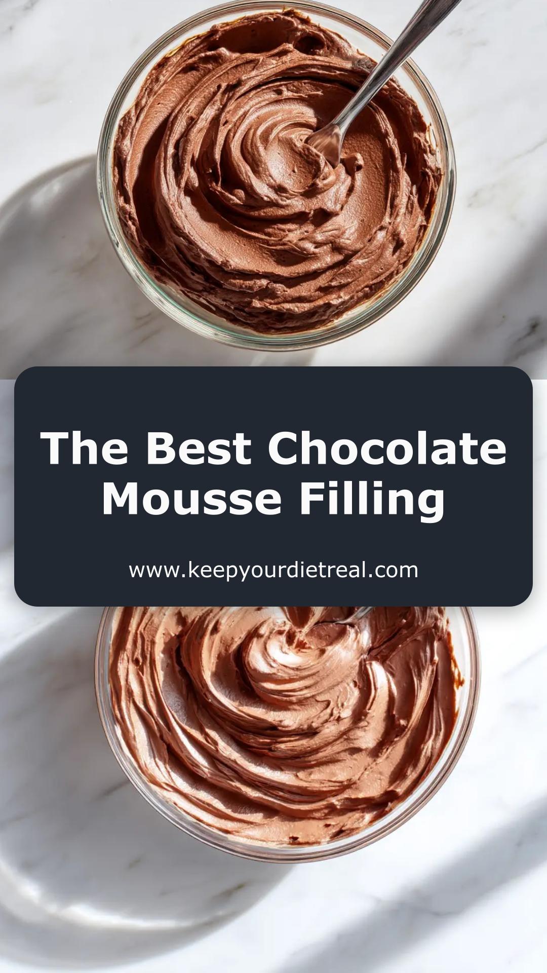Chocolate Mousse Filling with Semi-Sweet Chocolate — pin 2