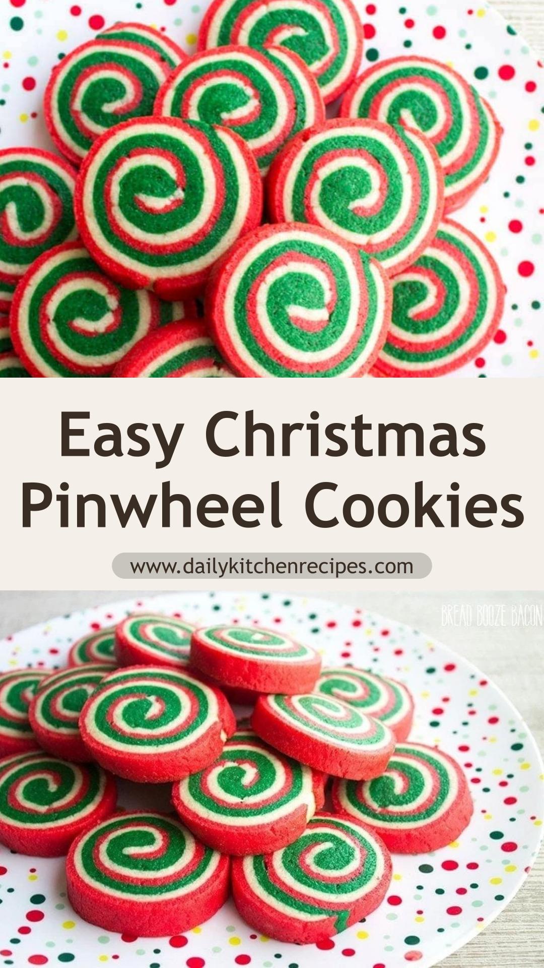 Christmas Pinwheel Cookies 8 Steps Easy Delicious — pin 1