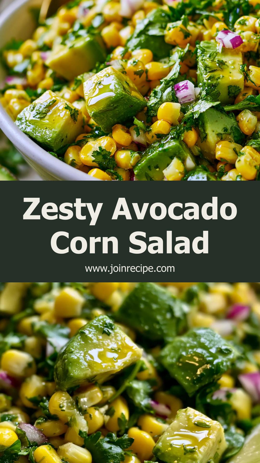 Avocado Corn Chopped Salad: A Bright and Zesty Summer Dish — pin 2