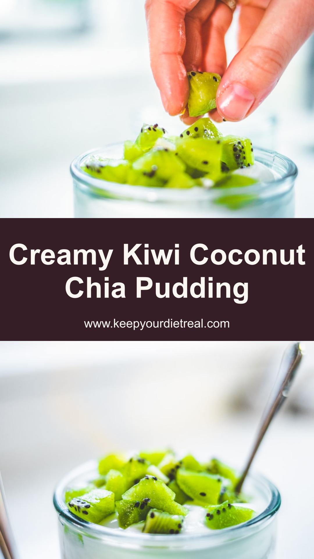 Kiwi & Coconut Chia Pudding with Creamy Coconut Yoghurt — pin 2