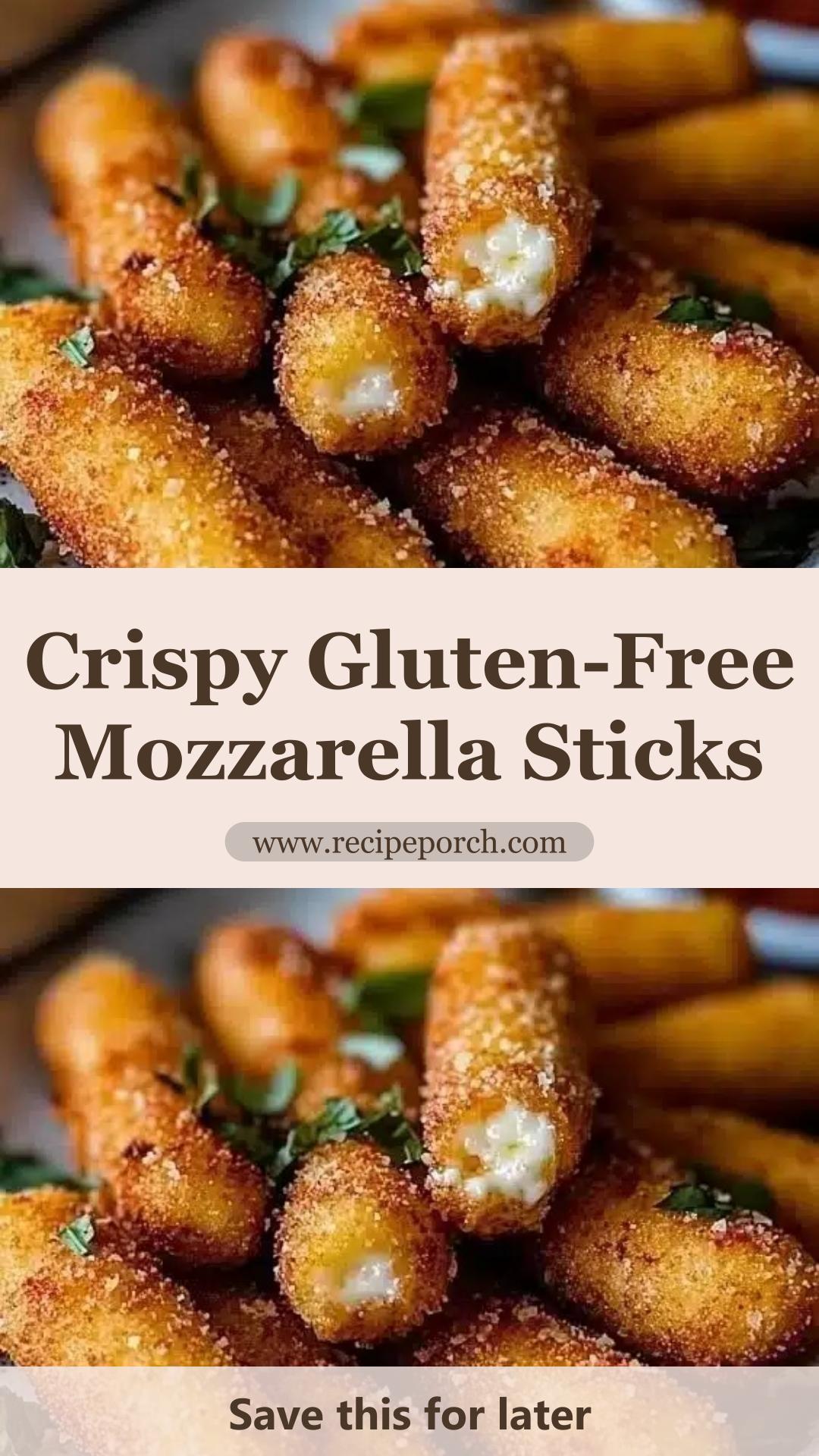 Gluten-Free Mozzarella Sticks with Crispy Seasoned Breadcrumbs — pin 1