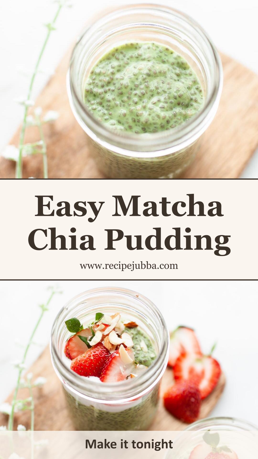 Easy Matcha Chia Pudding with Creamy Coconut Yogurt — pin 3