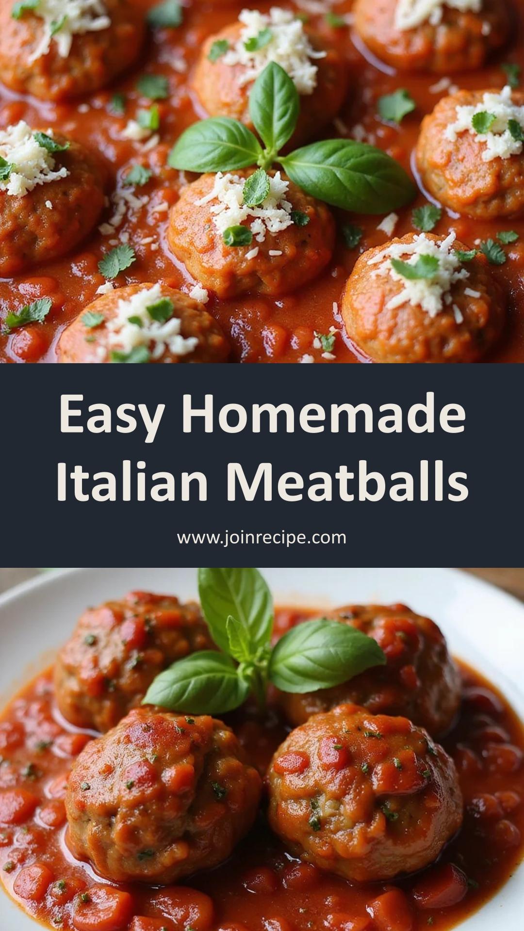 Easy Homemade Italian Meatballs: Flavorful, Breadcrumb-Free Delight — pin 2