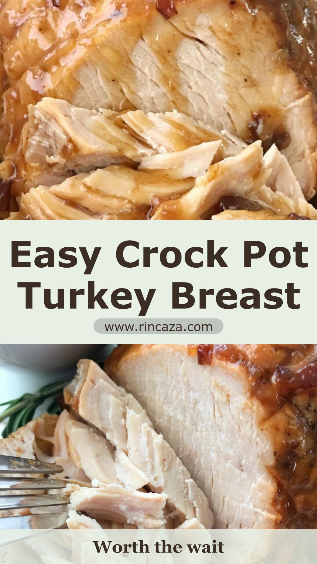 Crock Pot Cranberry Turkey Breast with Orange Cranberry Gravy — pin 3