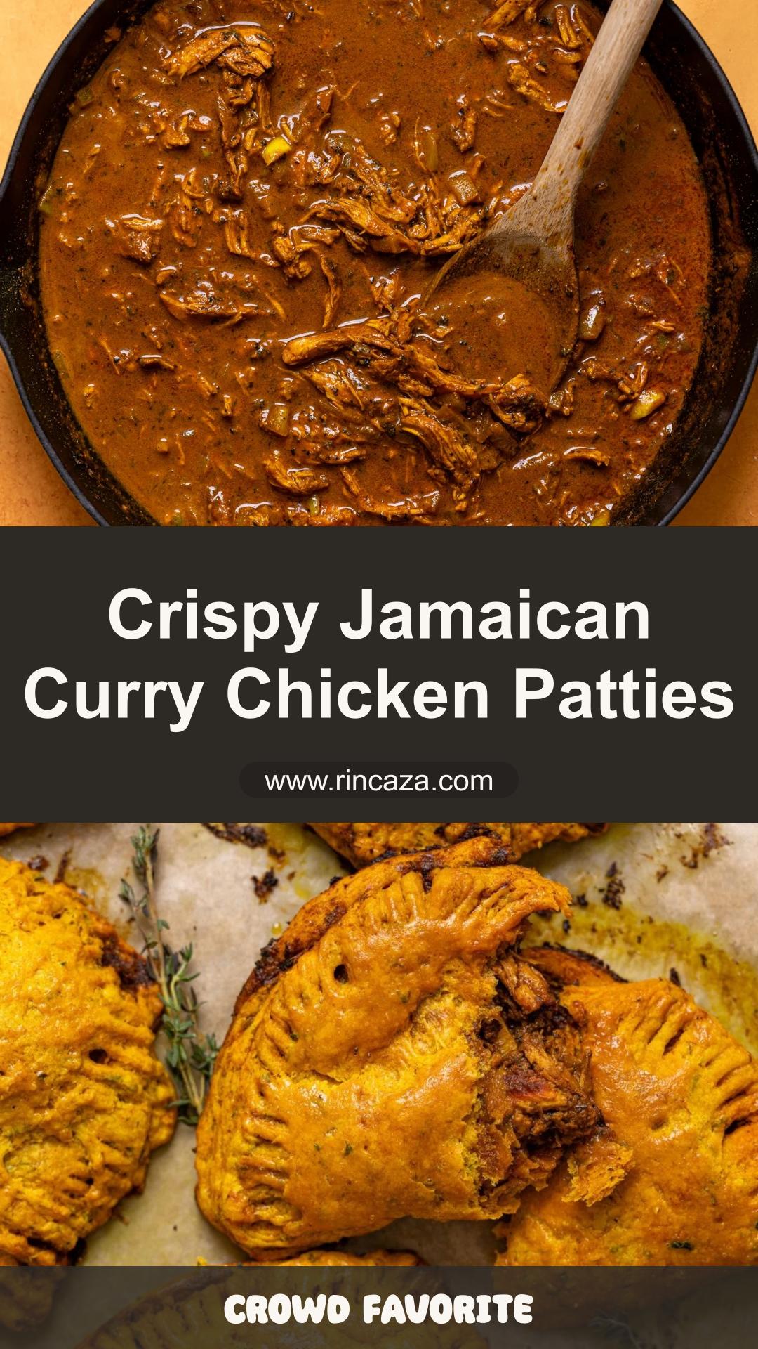 Flaky Jamaican Curry Chicken Patties with Buttery Curry Herb Crust — pin 2