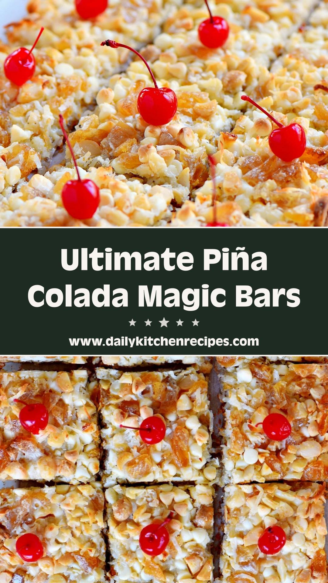 Piña Colada Magic Bars 7 Ingredients Ultimate Delicious — pin 3
