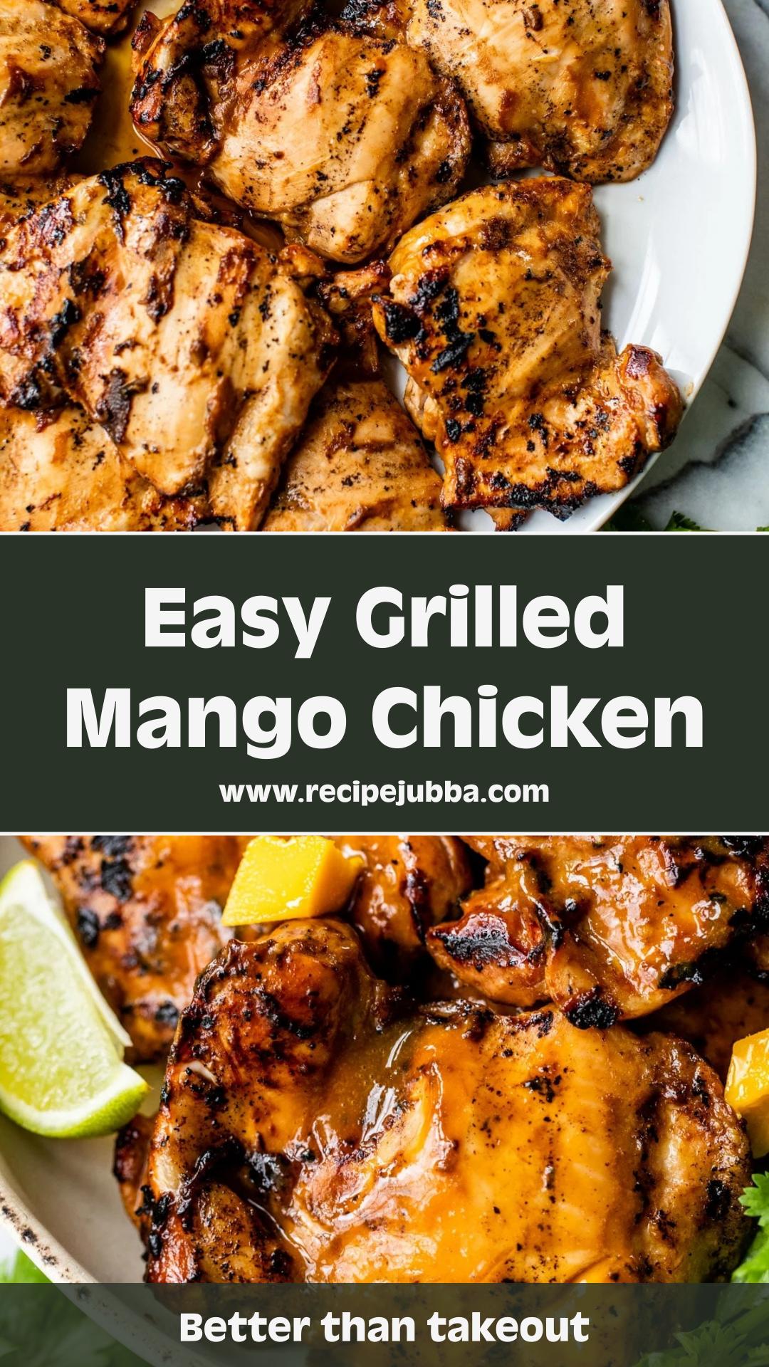 Grilled Mango Chicken with Smoky Sweet-Savory Mango-Soy Sauce — pin 2